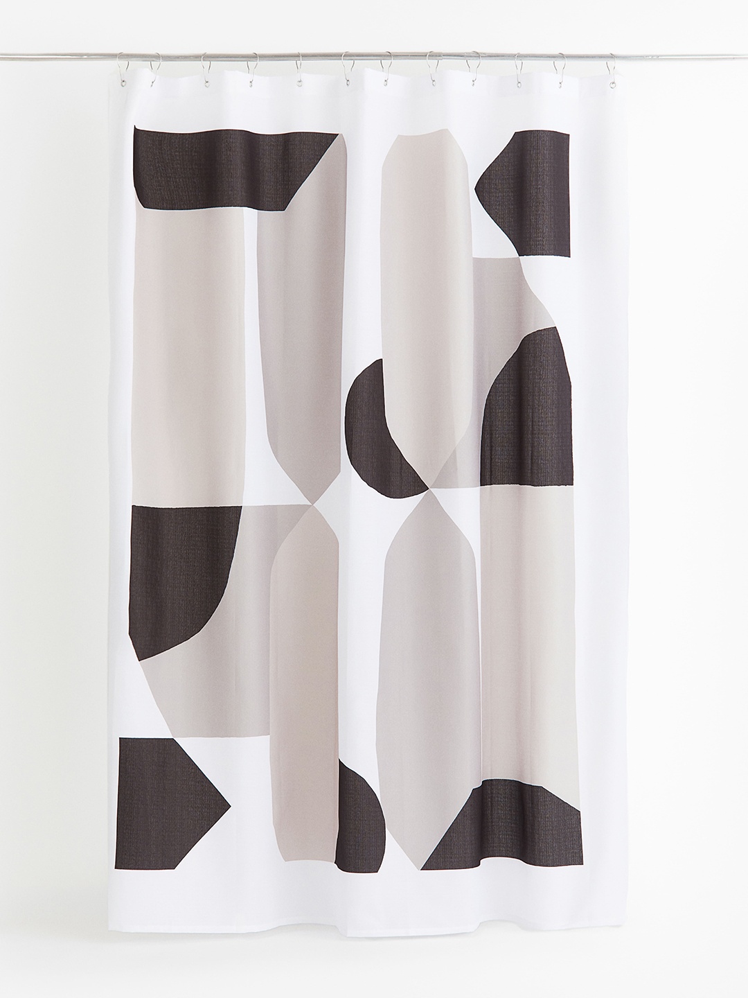 

H&M Beige Printed Shower Curtain
