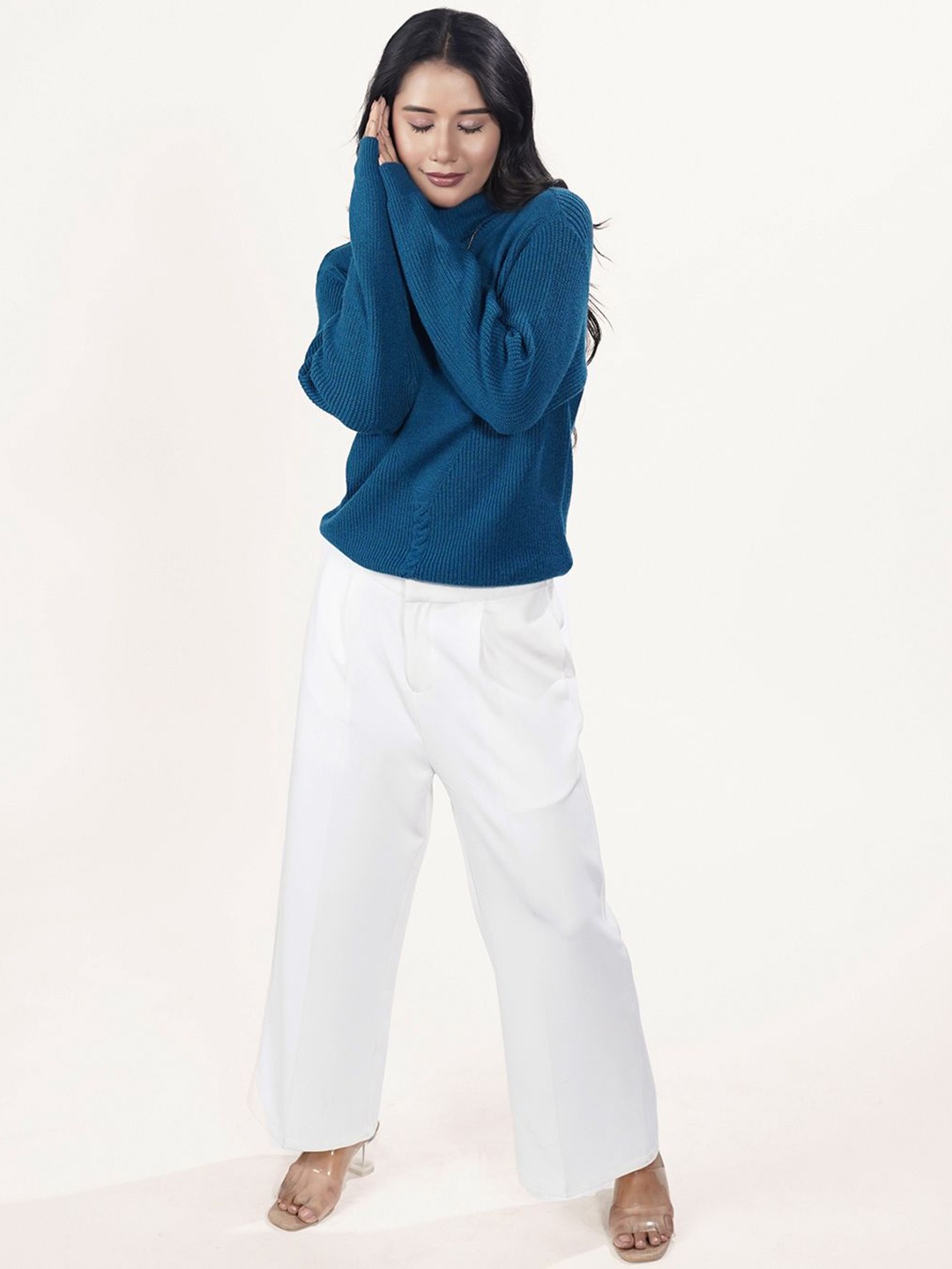 

Zink London Women Pullover, Teal