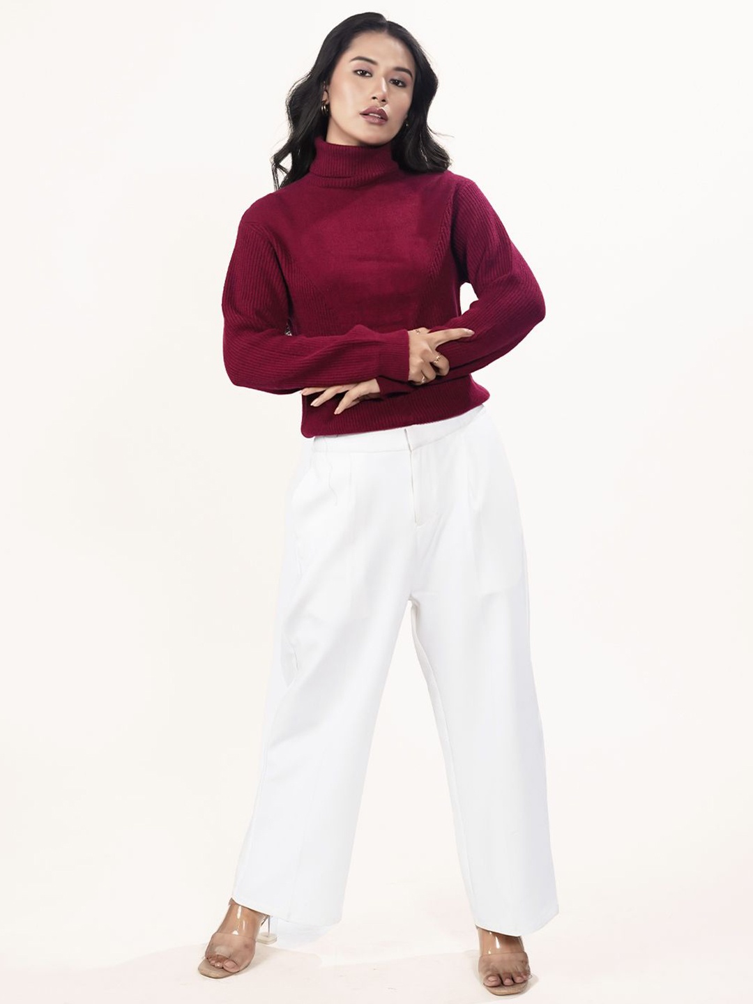 

Zink London Women Pullover, Maroon
