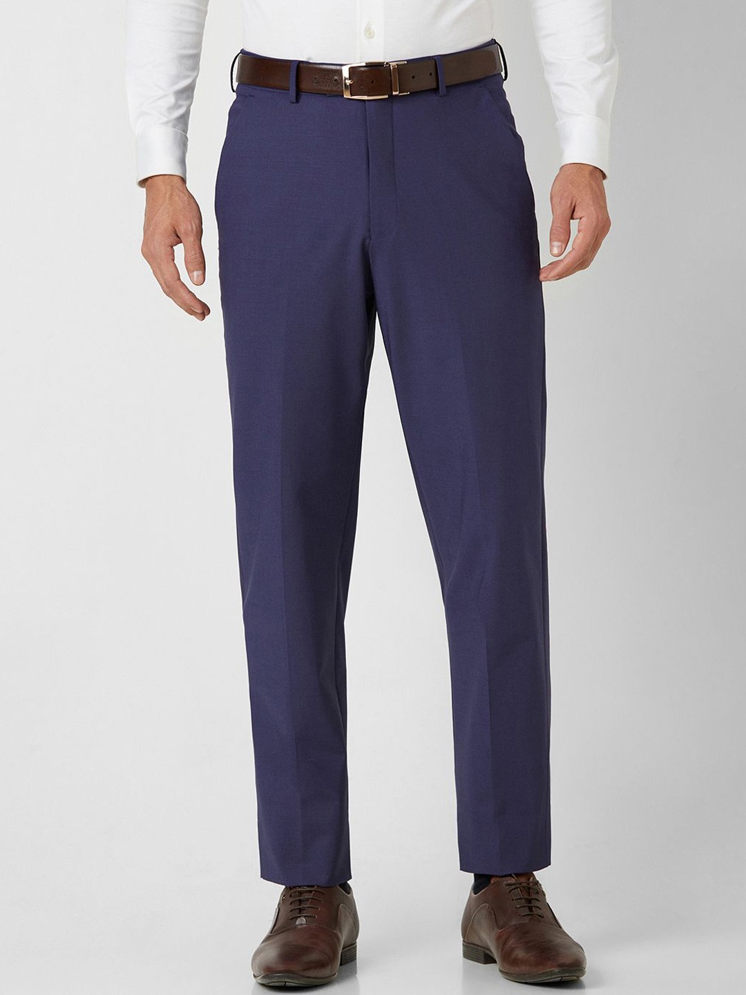 

Van Heusen Men Trousers, Navy blue