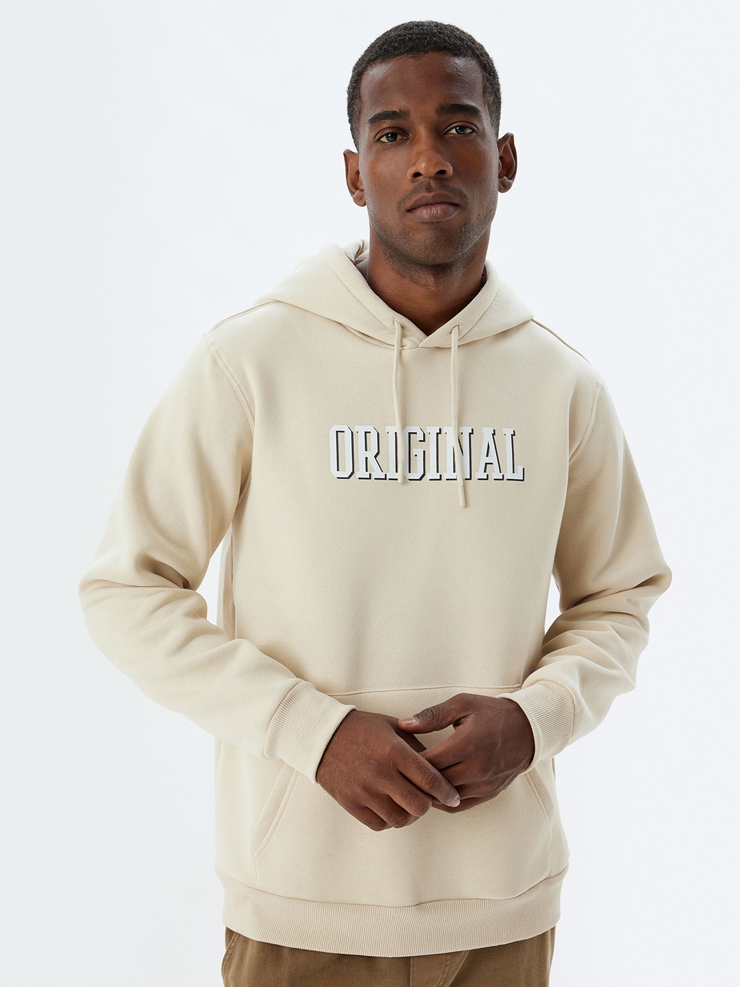 

Koton Men Sweatshirt, Beige