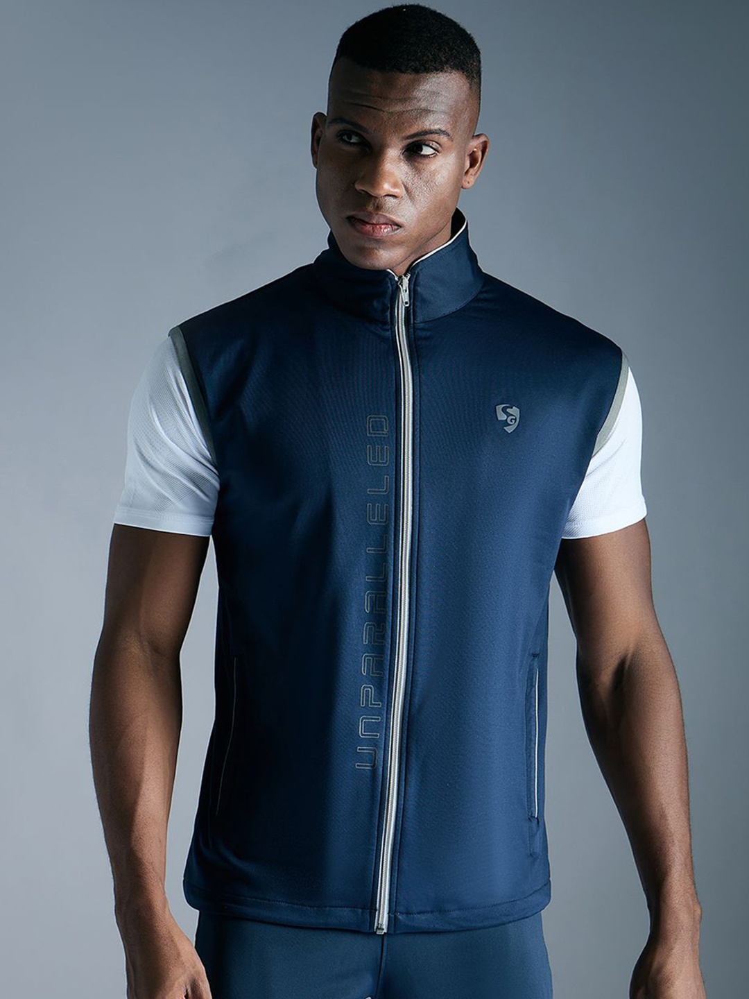 

SG Men Lightweight Sporty Jacket, Navy blue