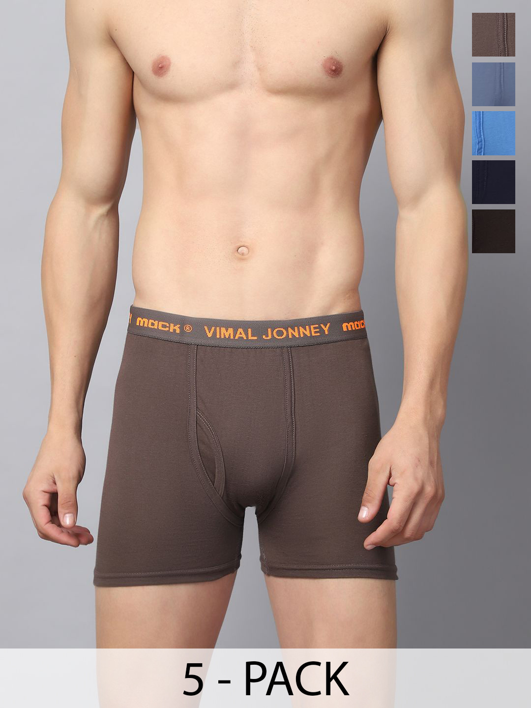 

VIMAL JONNEY Pack Of 5 Assorted Trunk JONNEY_RED_D.._05
