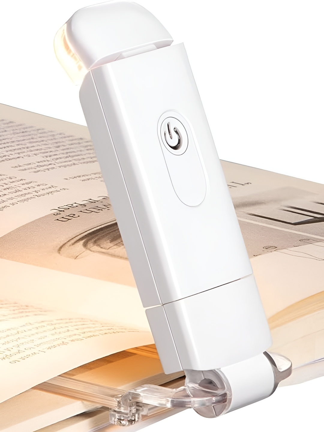 

XERGY White Acrylic Contemporary Rectangle Book light for night reading