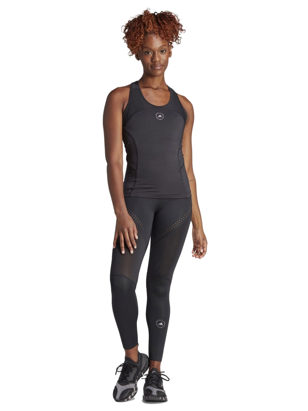 

ADIDAS aSMC TPR TANK Round Neck Top, Black