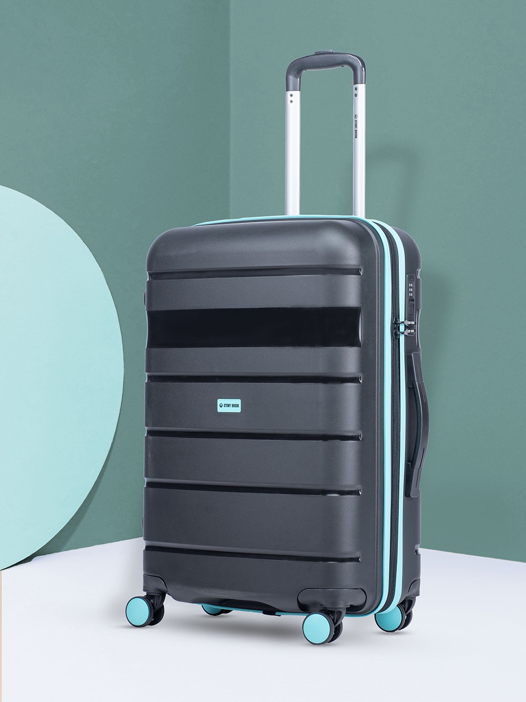 

Stony Brook by Nasher Miles Hard Sided Trolley Suitcase, Black