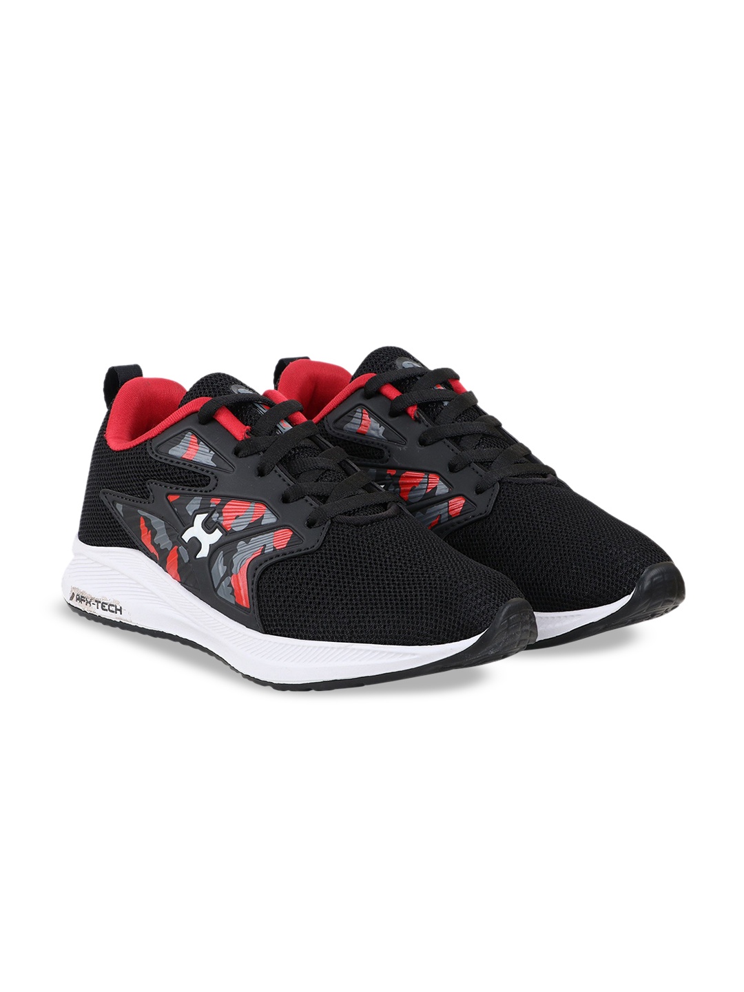 

Airfax Kids Camouflage Printed Sneakers, Black