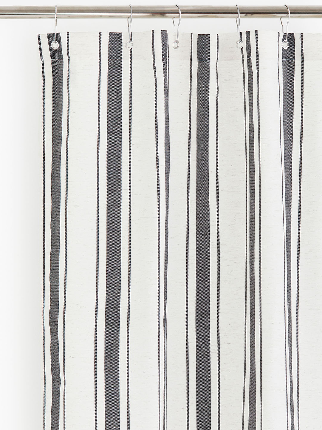 

H&M Black Striped Shower Curtains