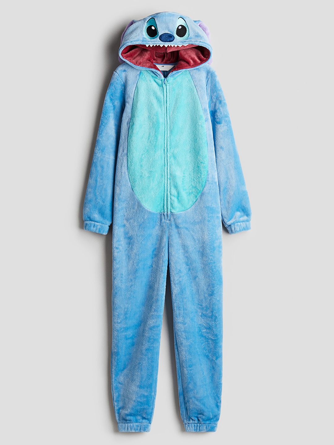 

H&M Girls Ear-Detail All-In-One Suit, Blue