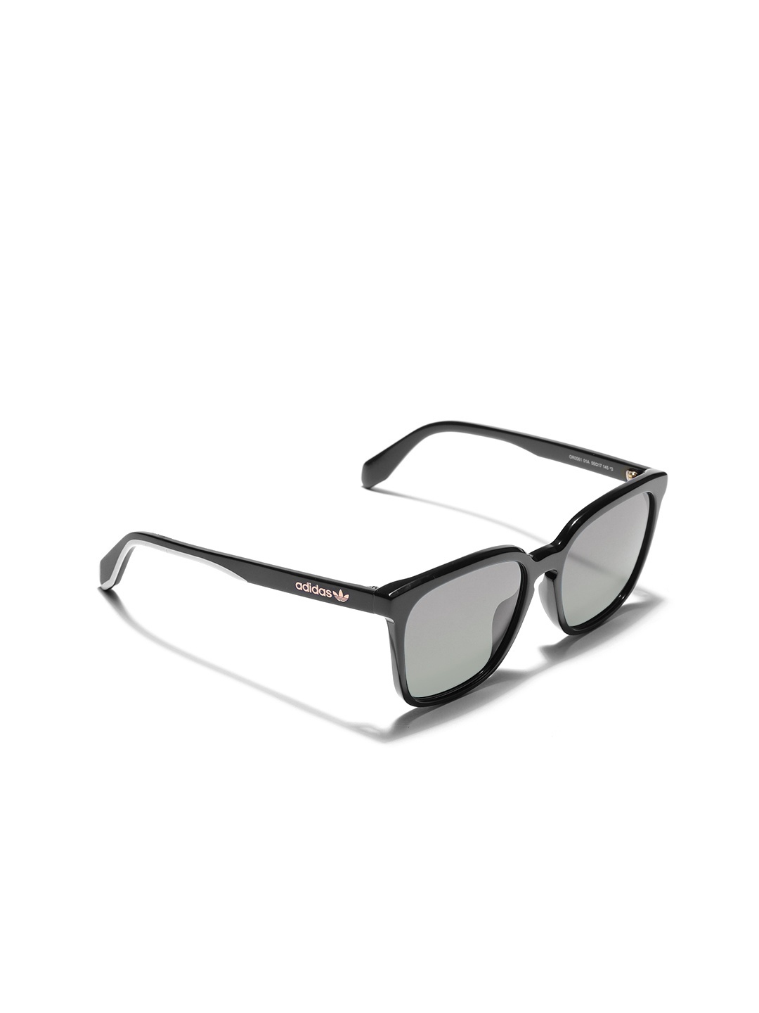 

ADIDAS Originals Unisex Square Sunglasses with UV Protected Lens- OR0061 01A, Black