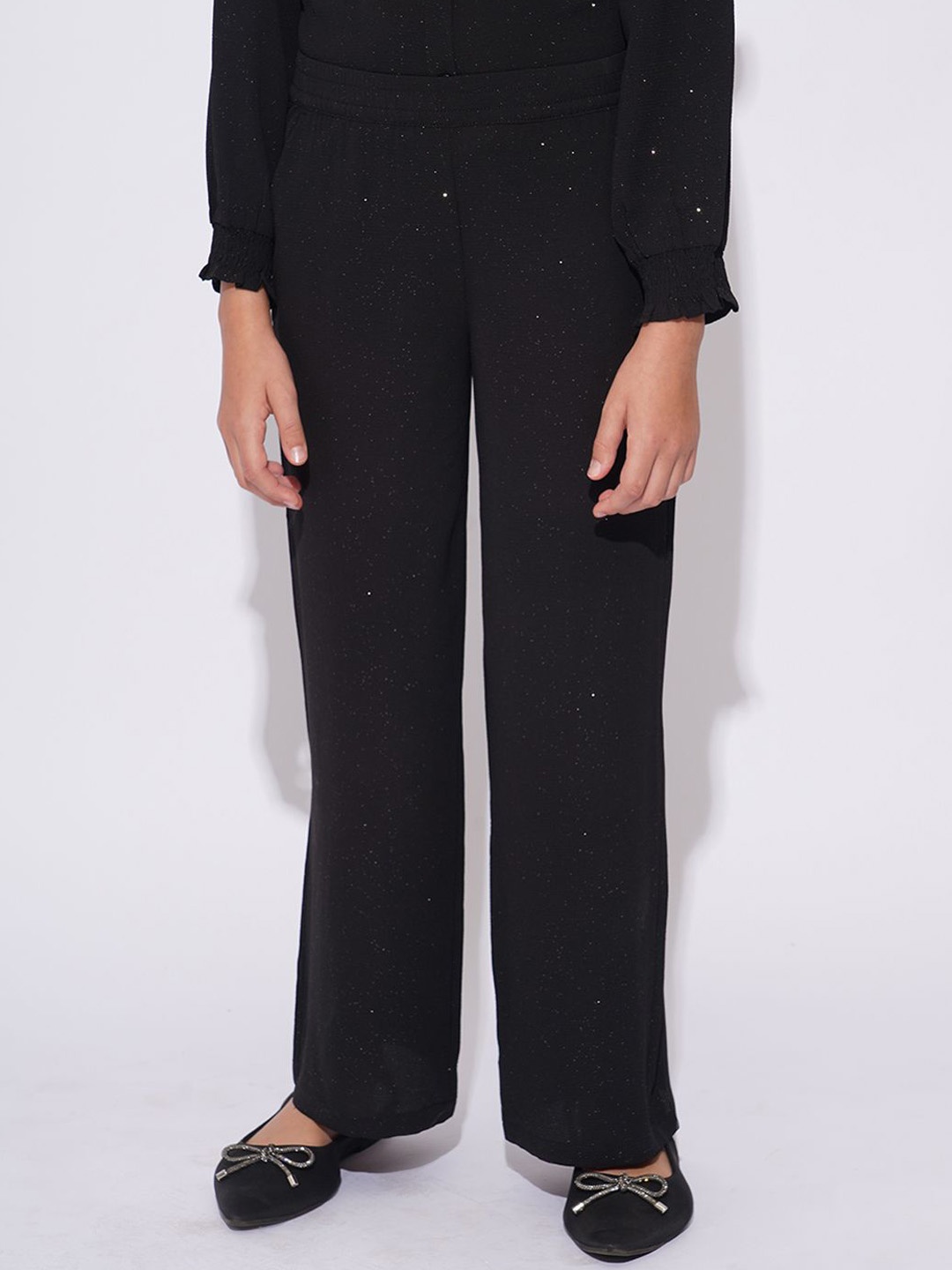 

Vero Moda Girls Straight Fit Trousers, Black