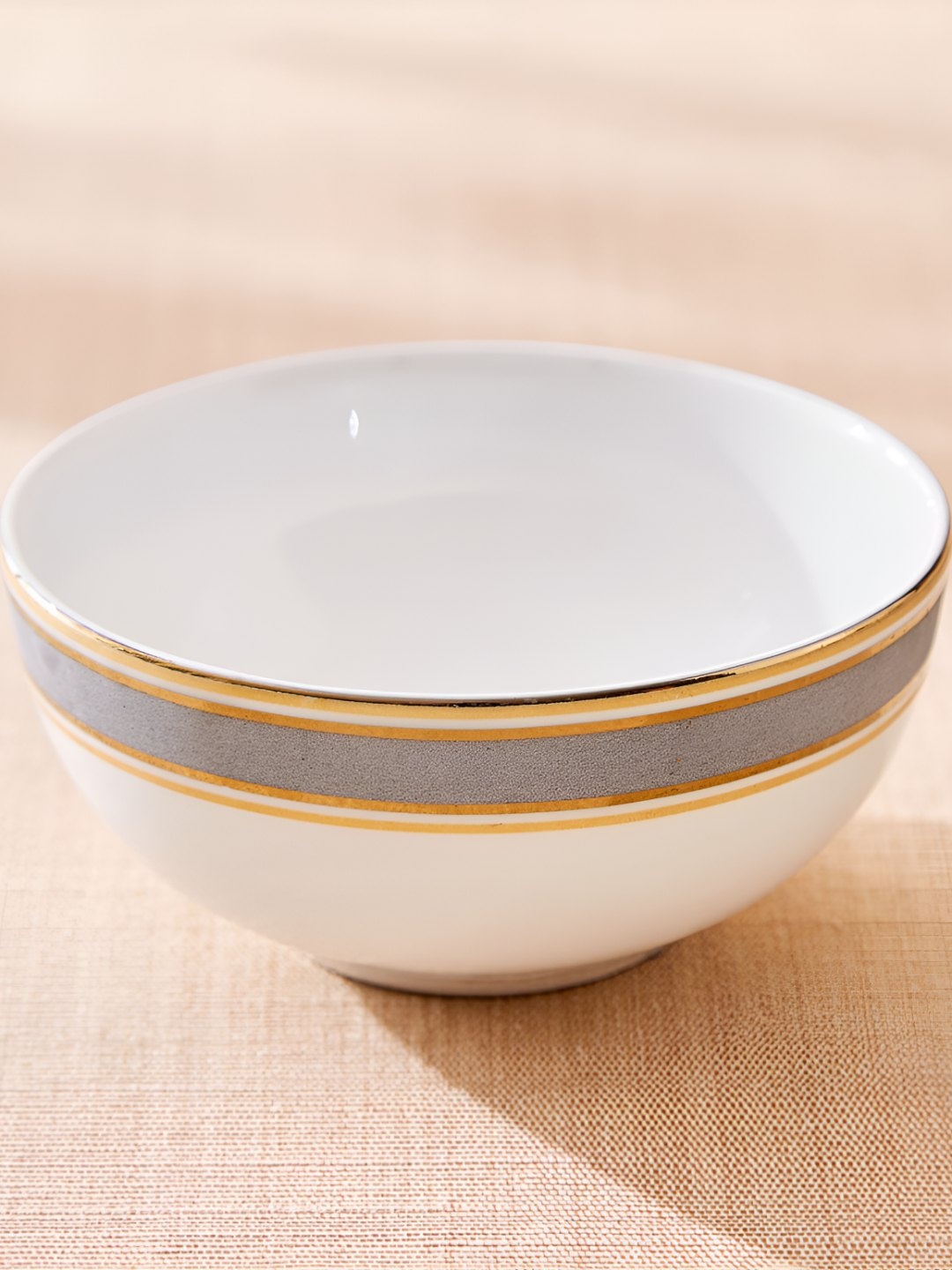 

Home Centre White 2024 1 Pieces Bone China Serving Bowl