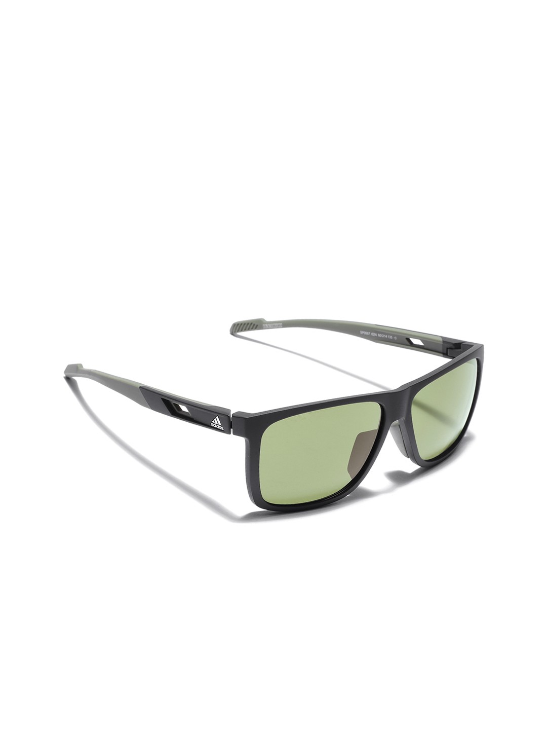 

ADIDAS Men Rectangle Sunglasses With UV Protected Lens SP0067, Green