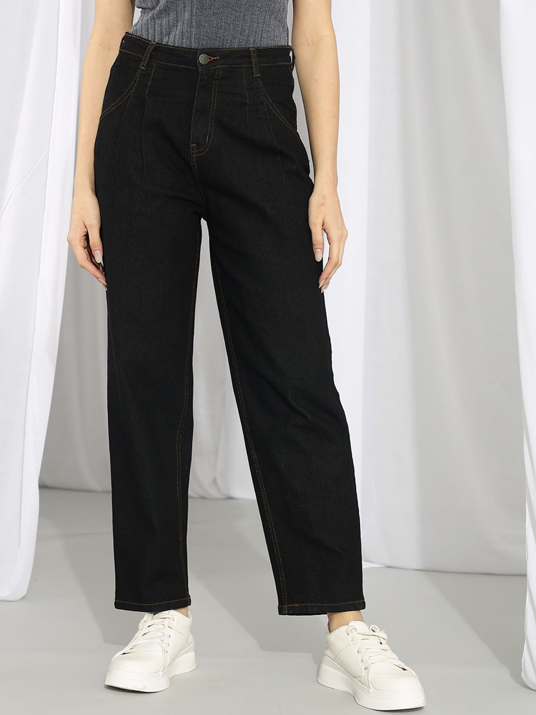 

Kotty Women High-Rise Stretchable Jeans, Black