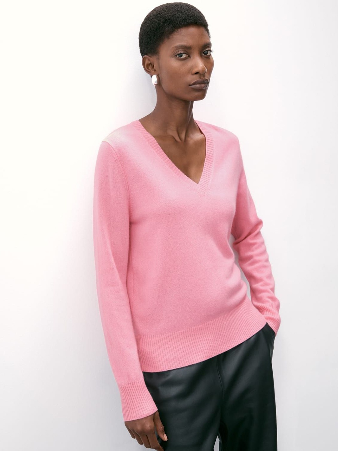 

Marks & Spencer Women Cashmere Pullover, Pink