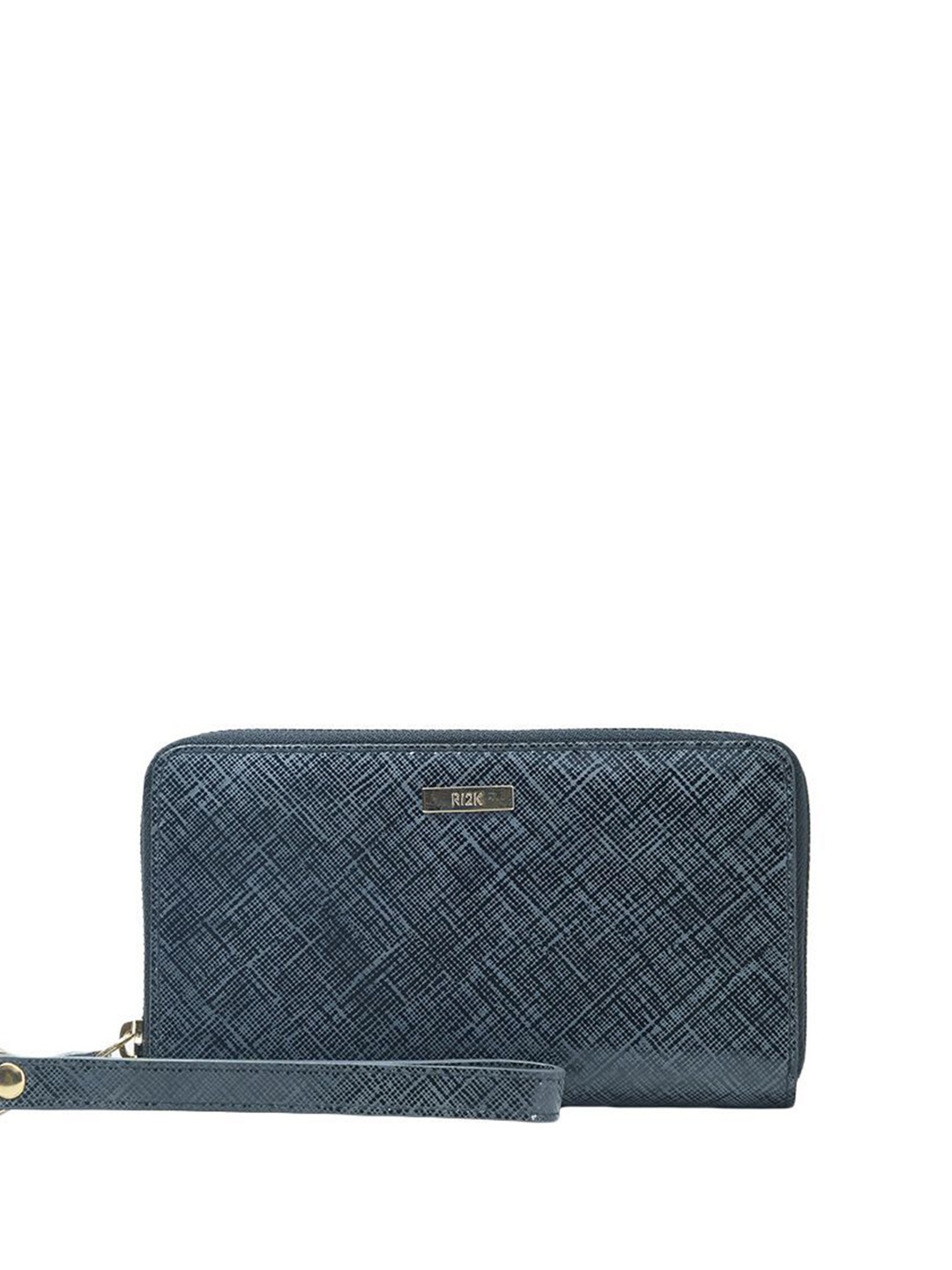 

RI2K LONDON Women Leather Two Fold Wallet, Blue