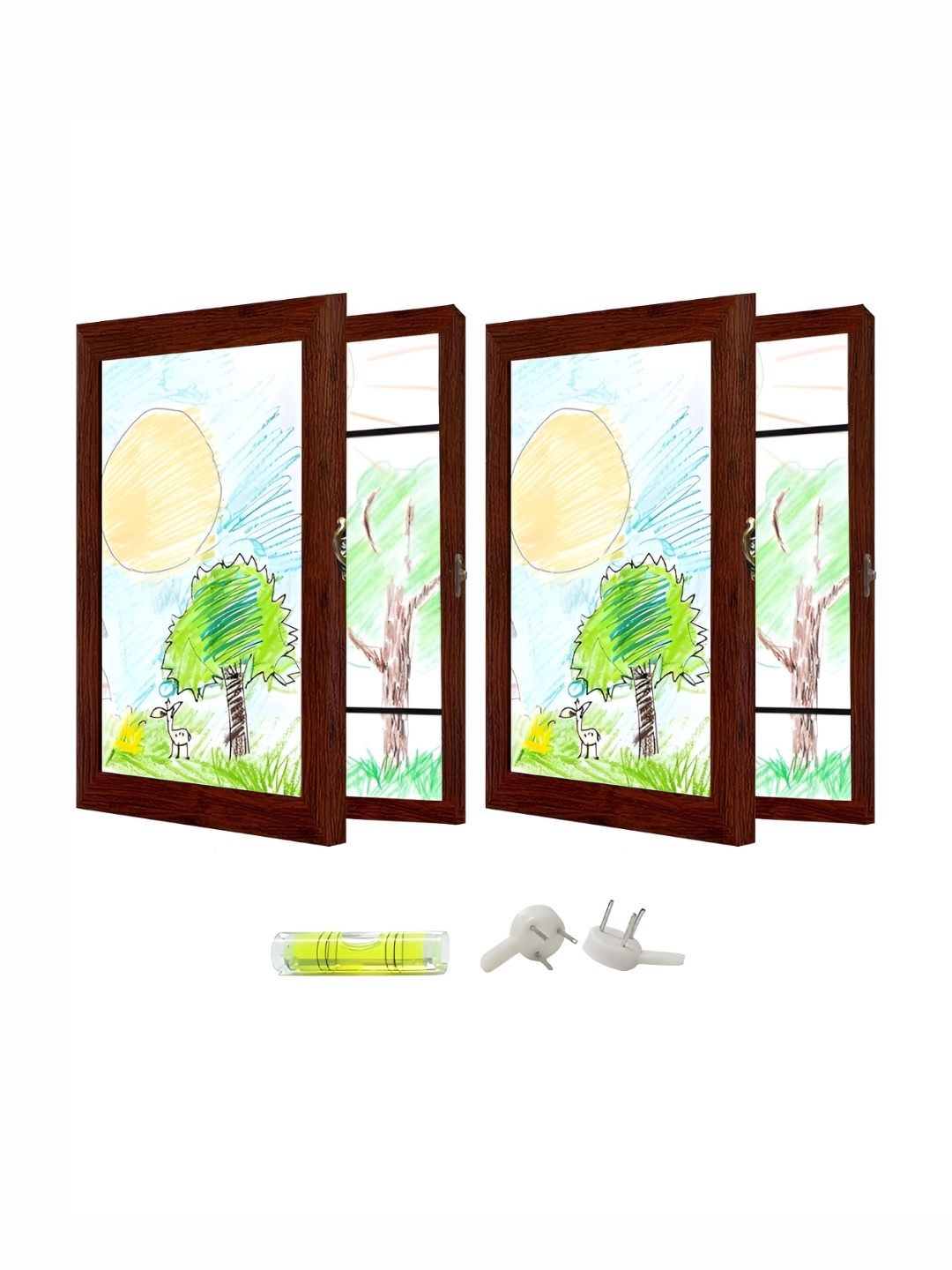 

Art Street Brown 2 Pieces A4 Size Children Picture Frames Wall Art