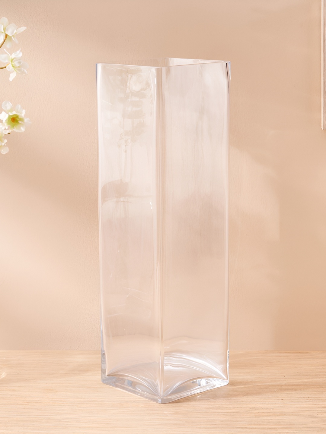 

Home Centre Festoon Chic Transparent Glass Vase