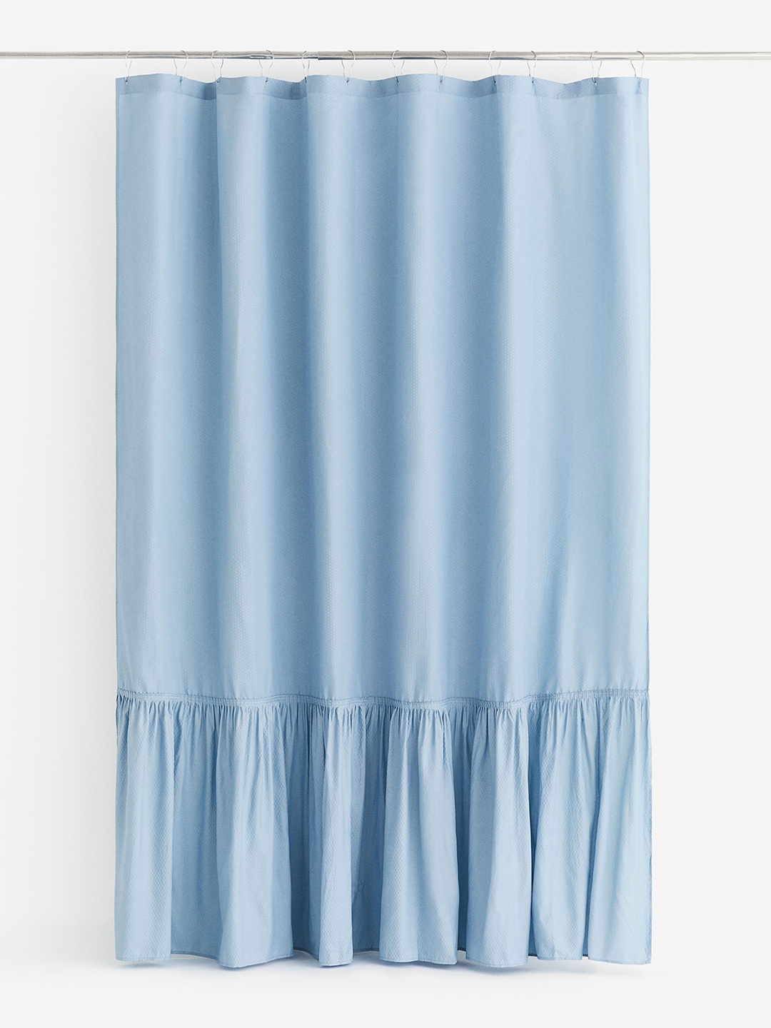 

H&M Blue Flounce-Trimmed Shower Curtain