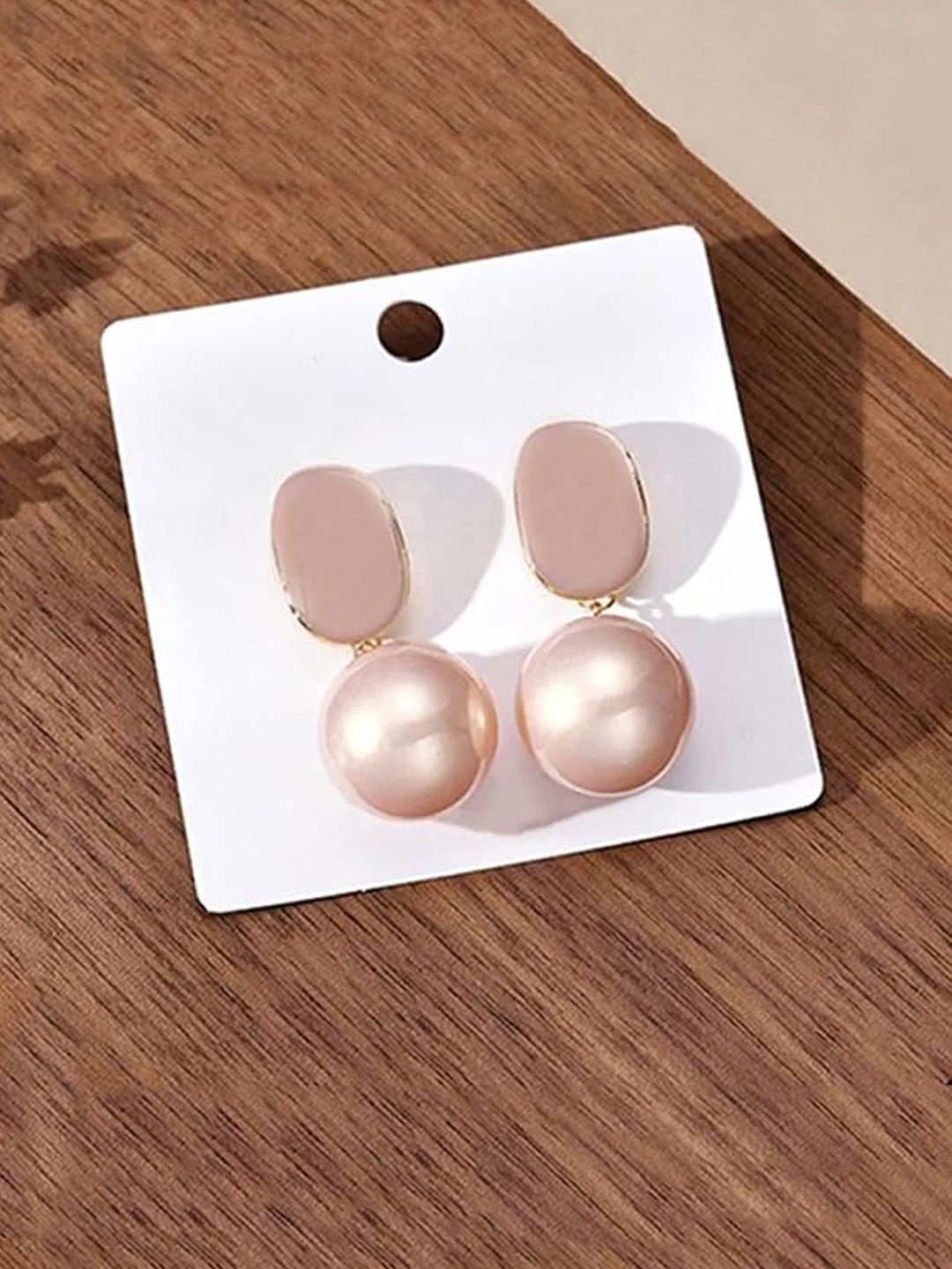 

styledose Classic Drop Earrings, Peach