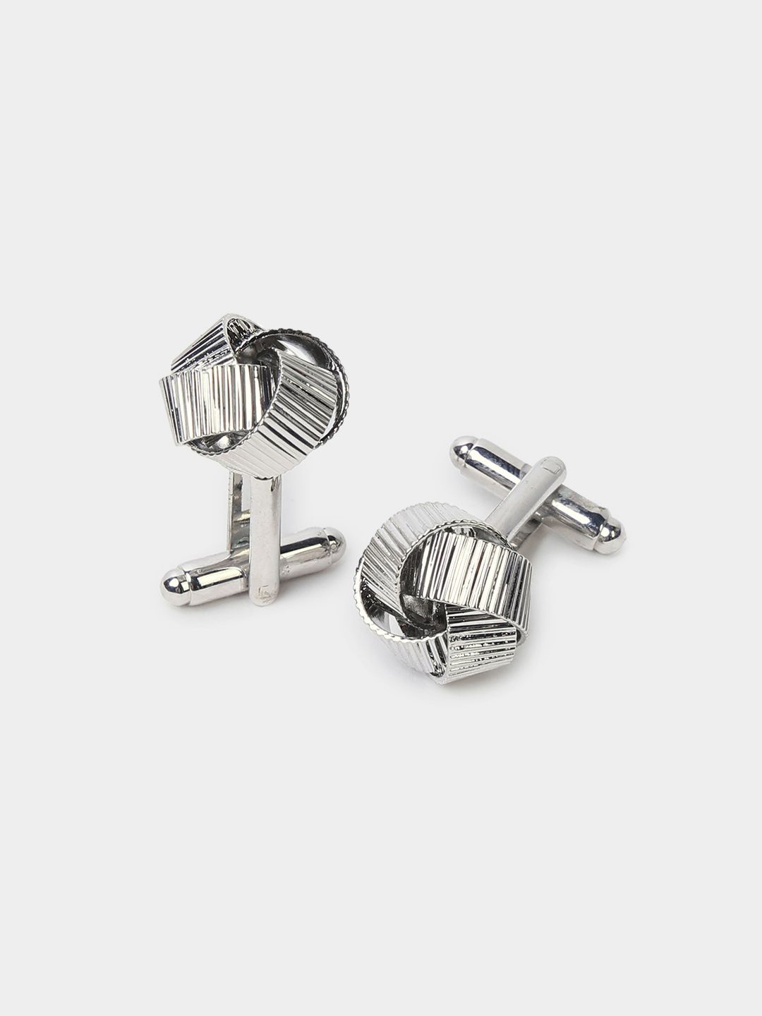 

THE BEAR HOUSE Contemporary Cufflink, Silver