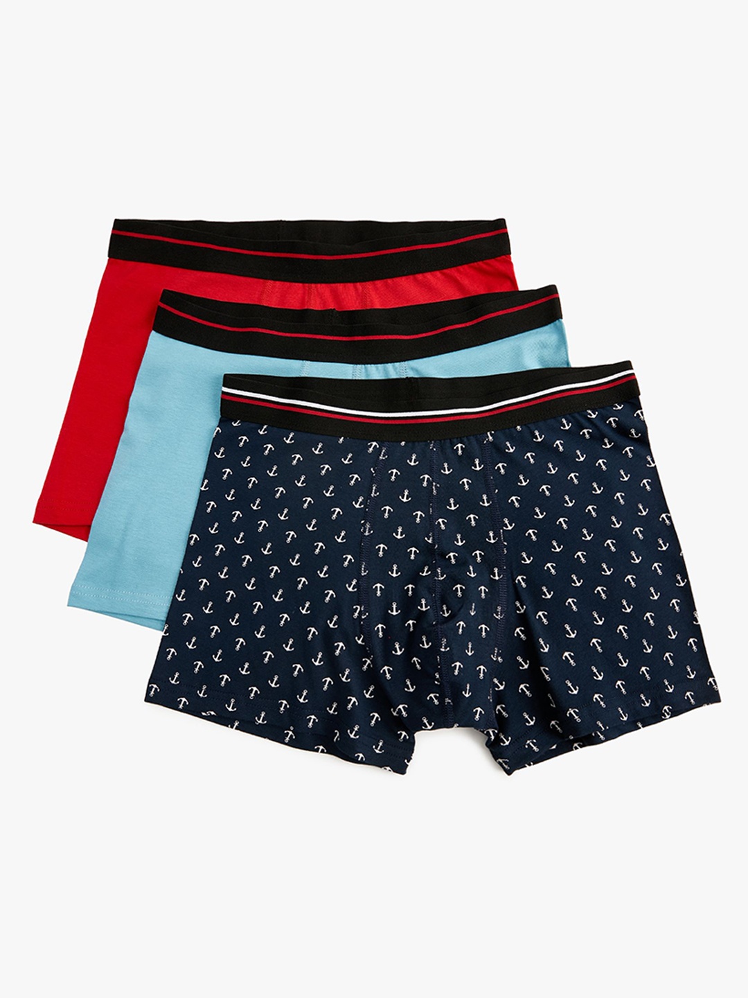 

Koton Pack 3 Printed Trunk 8683968692122-709, Black