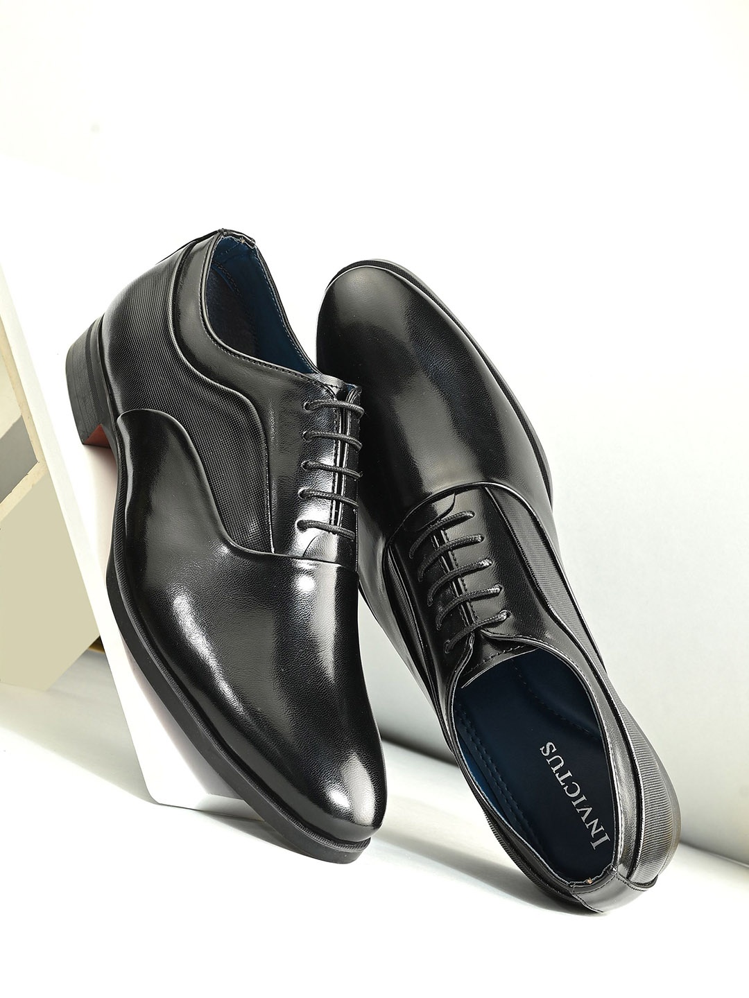 

INVICTUS Men Formal Oxfords Shoes, Black