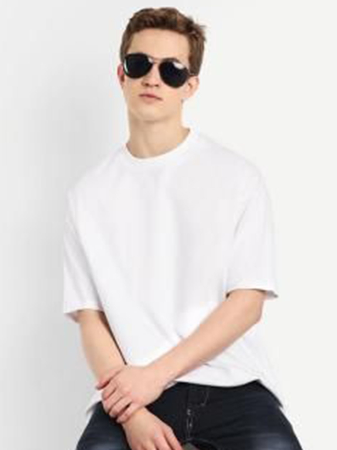 

BLURR Unisex Pure Cotton Pockets T-shirt, White