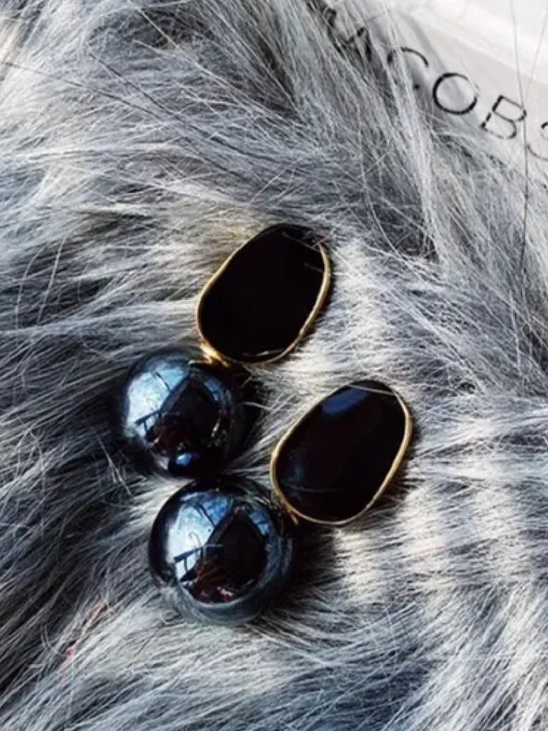 

styledose Classic Drop Earrings, Black