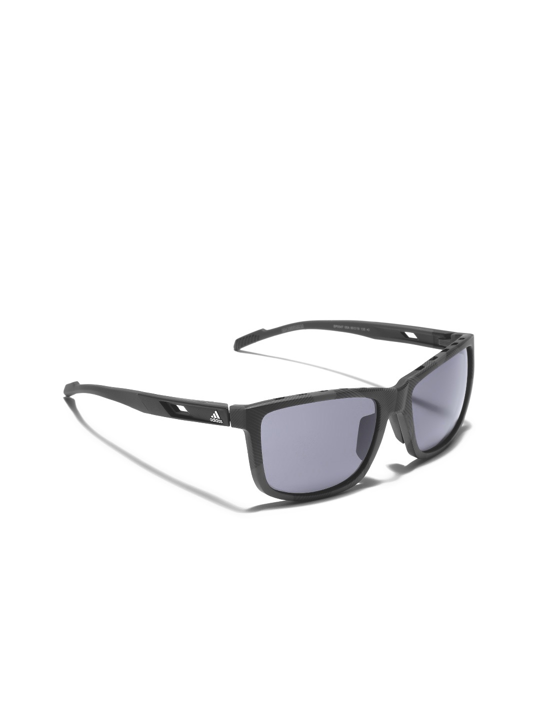 

ADIDAS Men Rectangle Sunglasses With UV Protected Lens SP0047, Black
