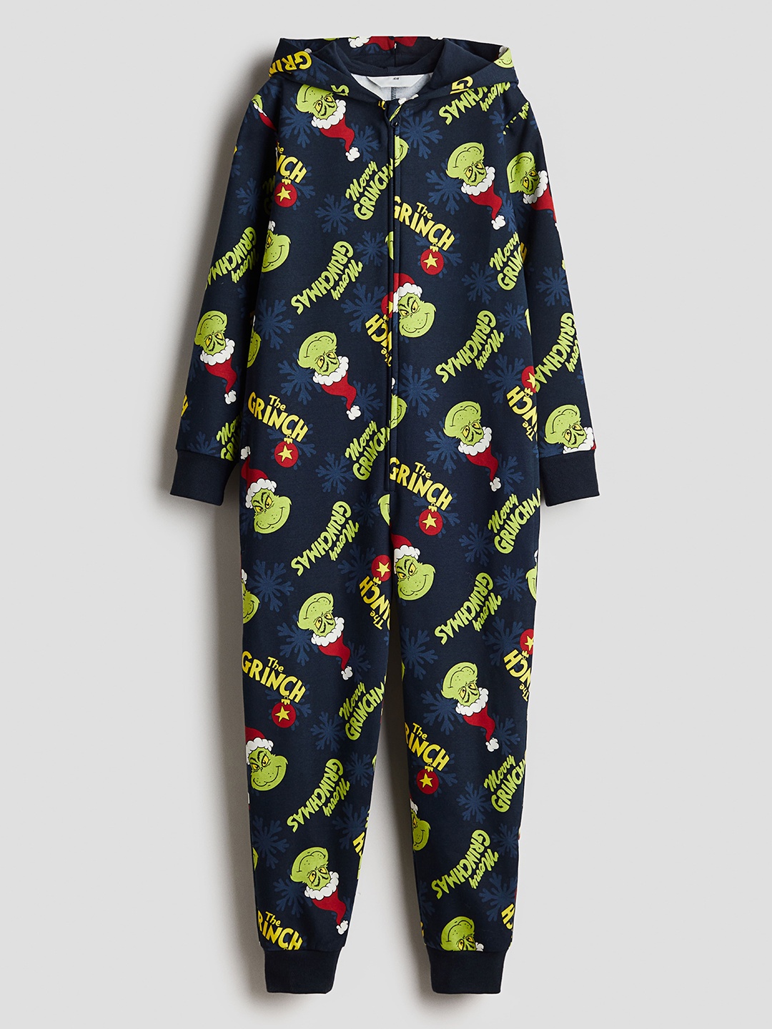

H&M Girls Printed Jumpsuit, Navy blue