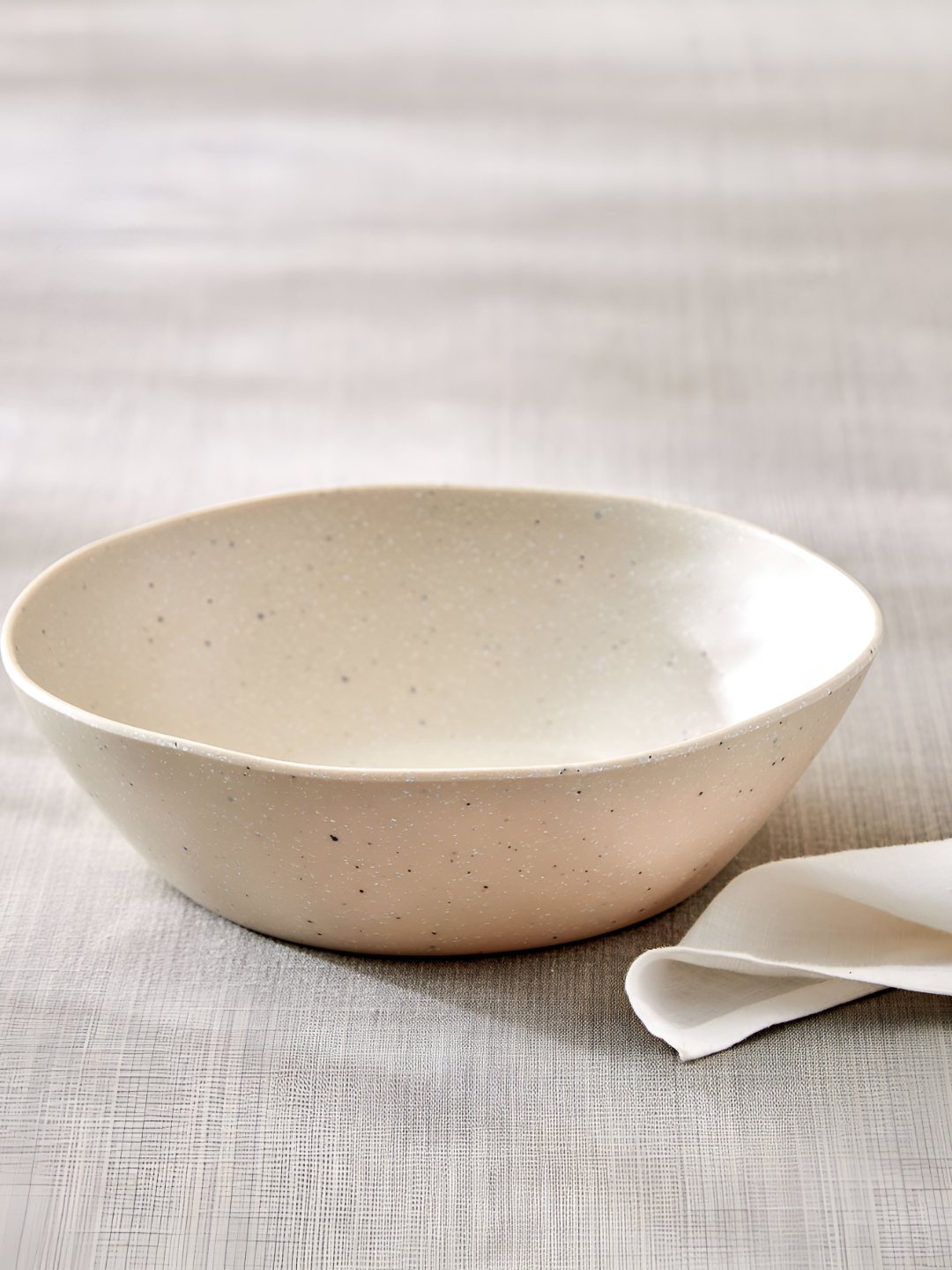 

Home Centre White Melamine Matte Serving Bowl - 1.9L
