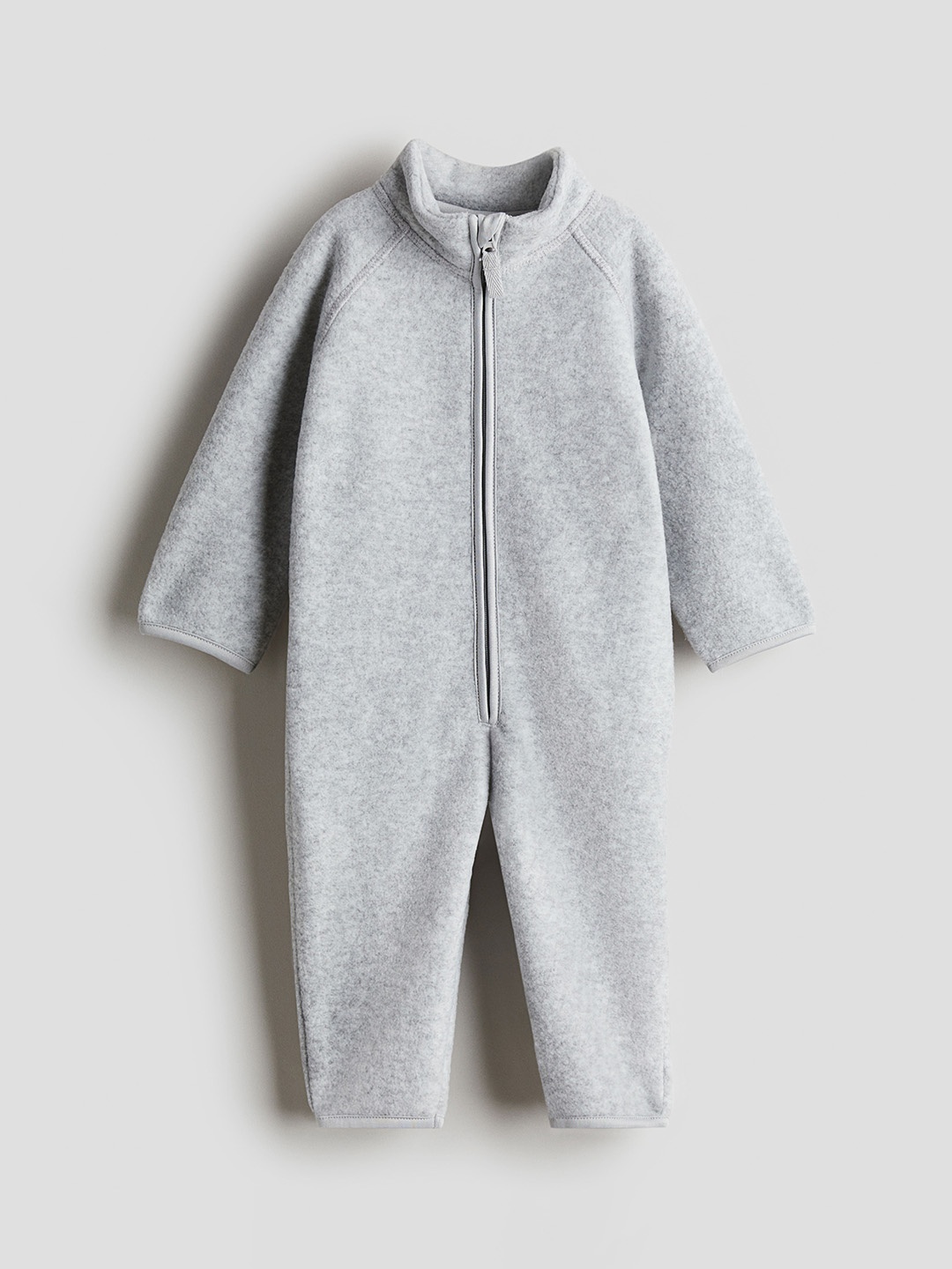 

H&M Boys Fleece Pramsuit, Grey