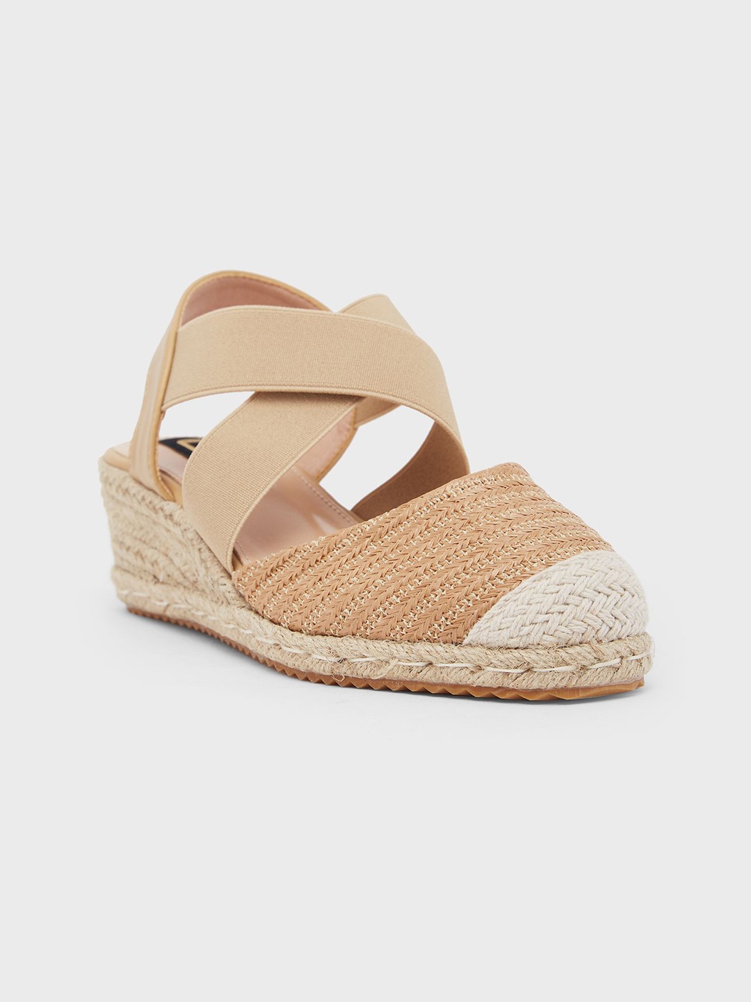 

Sole To Soul Women Wedge Sandals, Beige