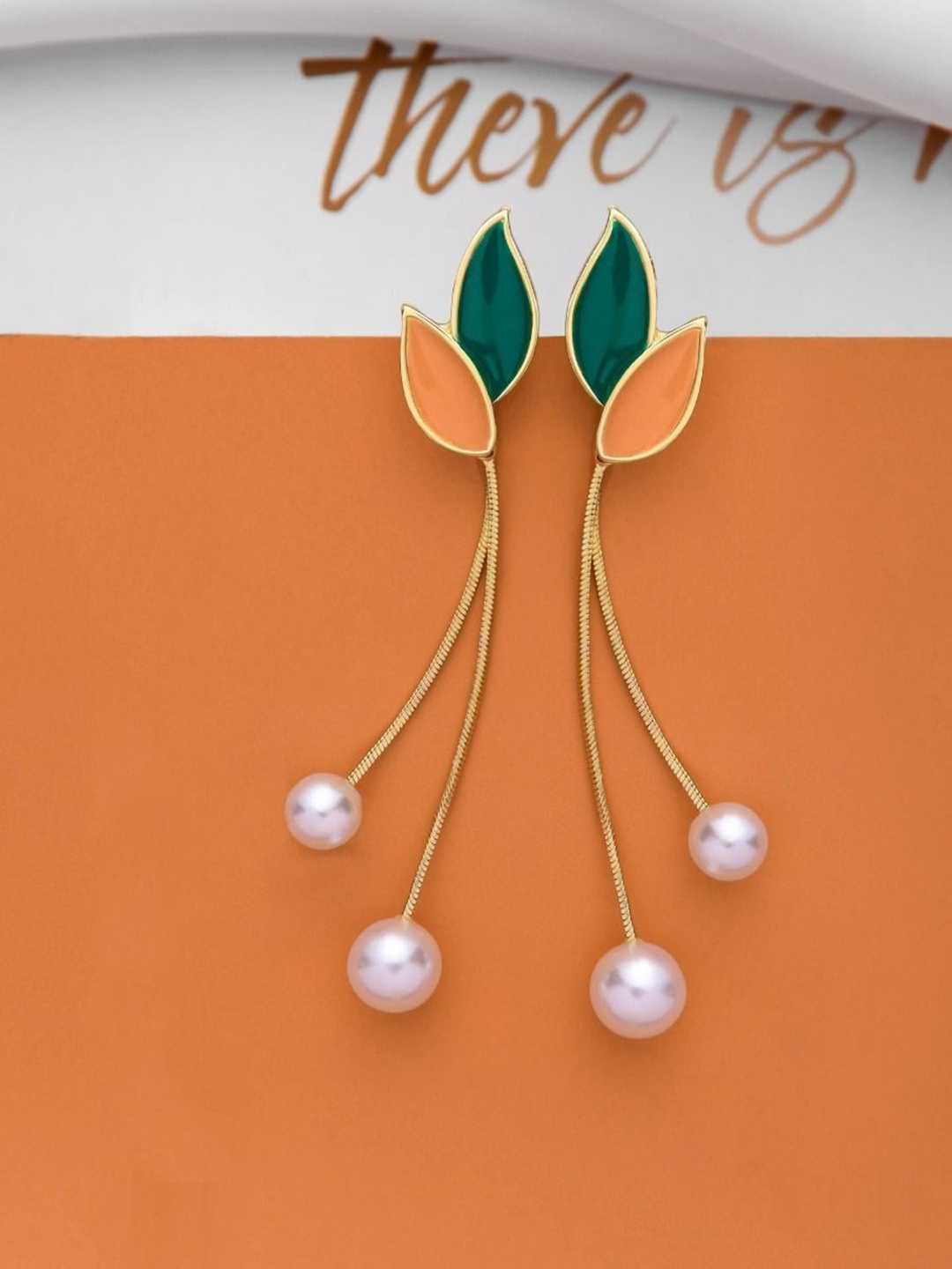 

styledose Contemporary Drop Earrings, Gold