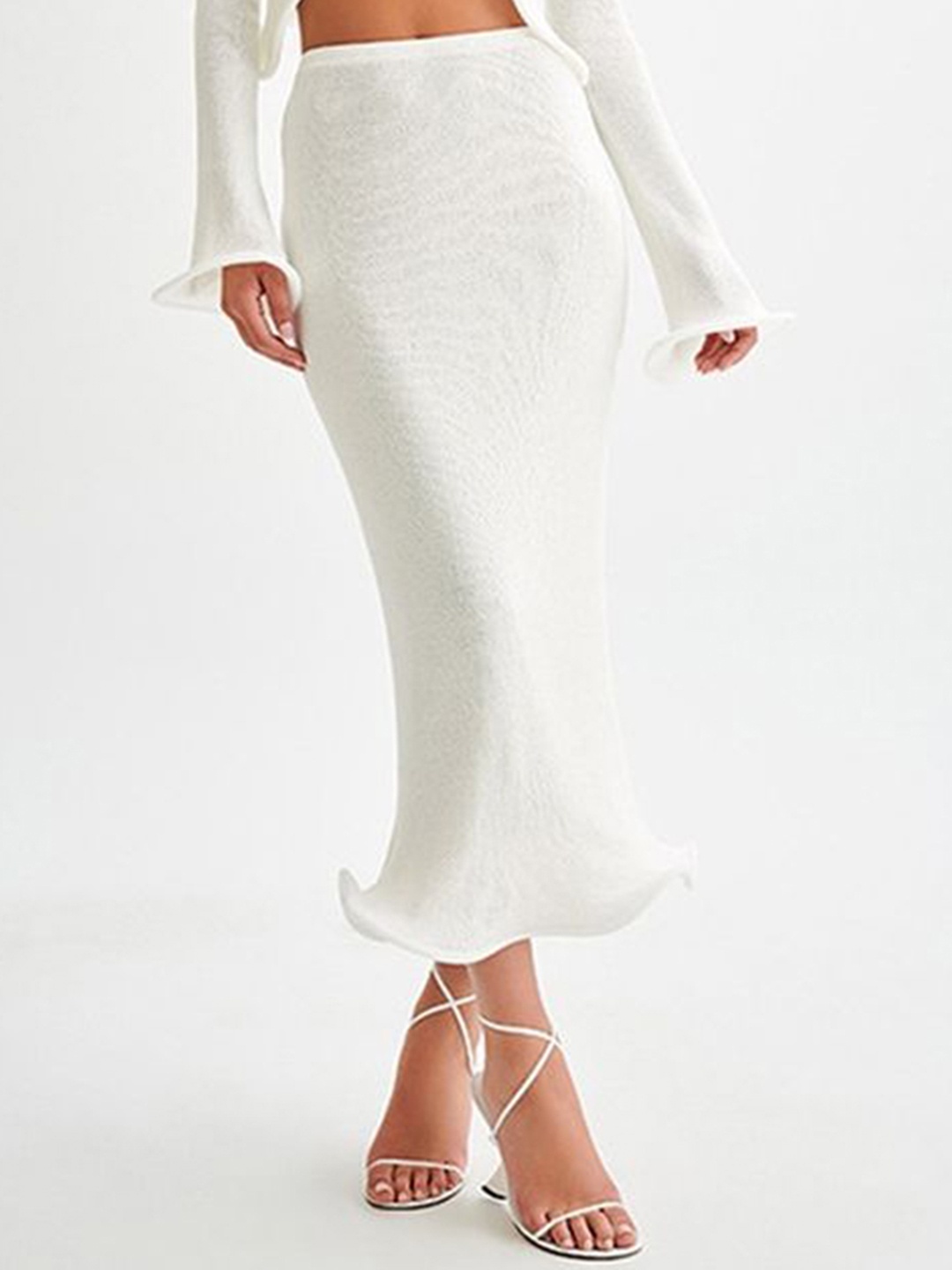 

LULU & SKY Top With Skirt Co-Ords, White