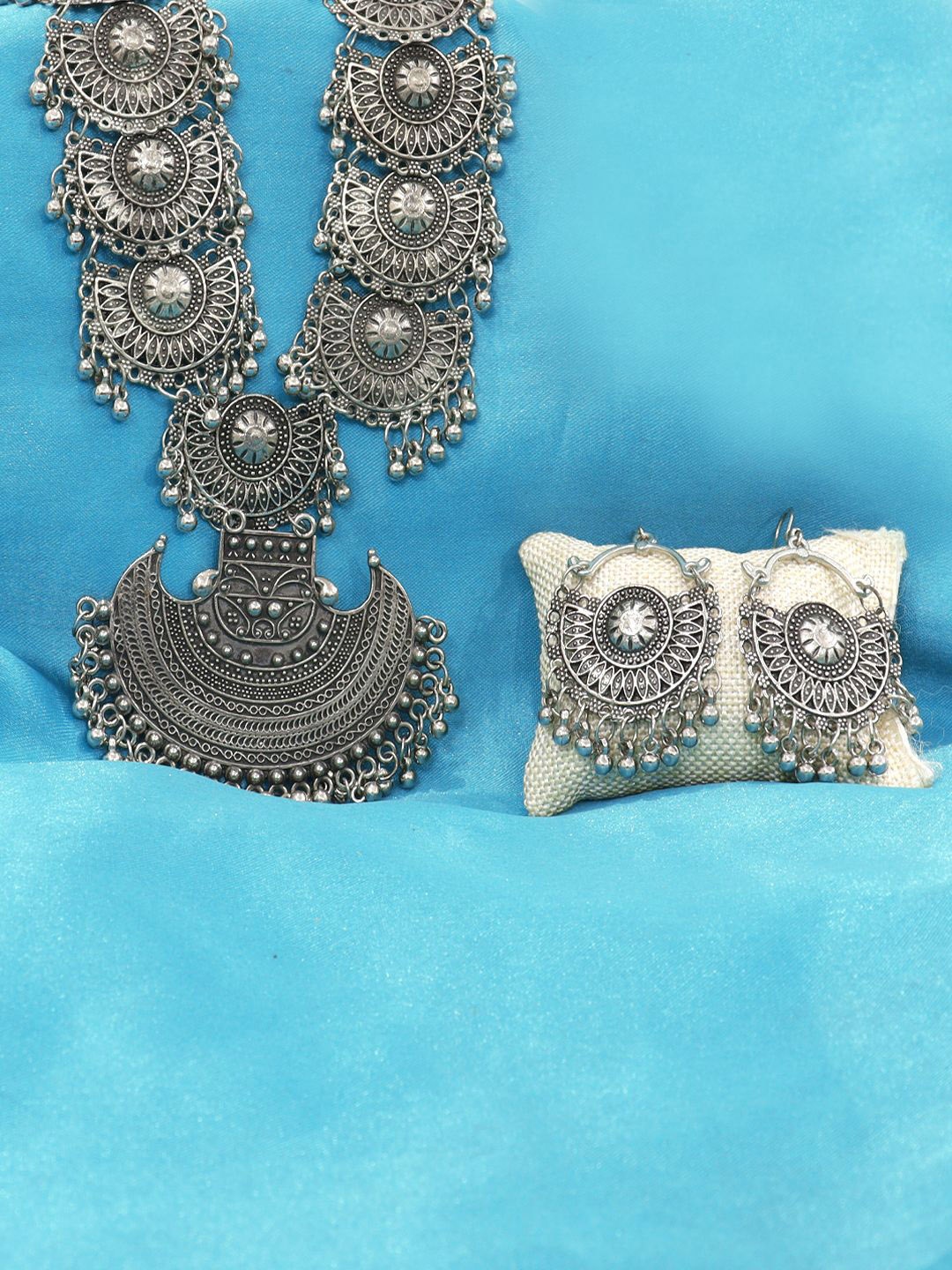 

FIMBUL Silver- Plated Jewellery Set