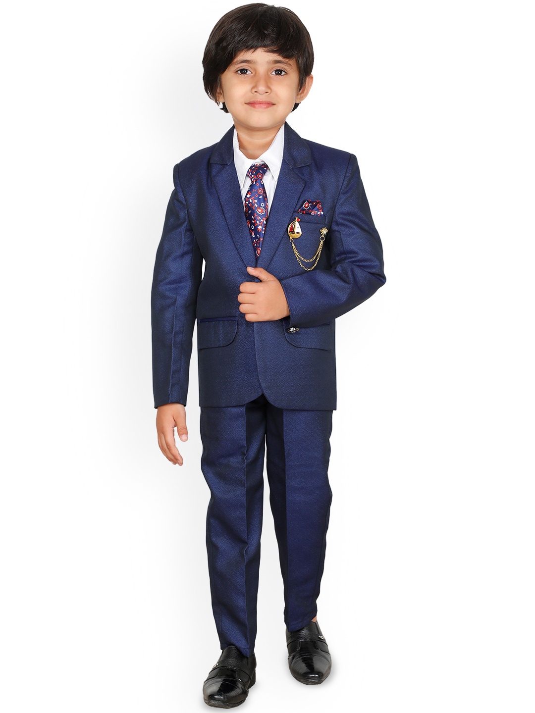 

BAESD Boys Single-Breasted Suits, Blue