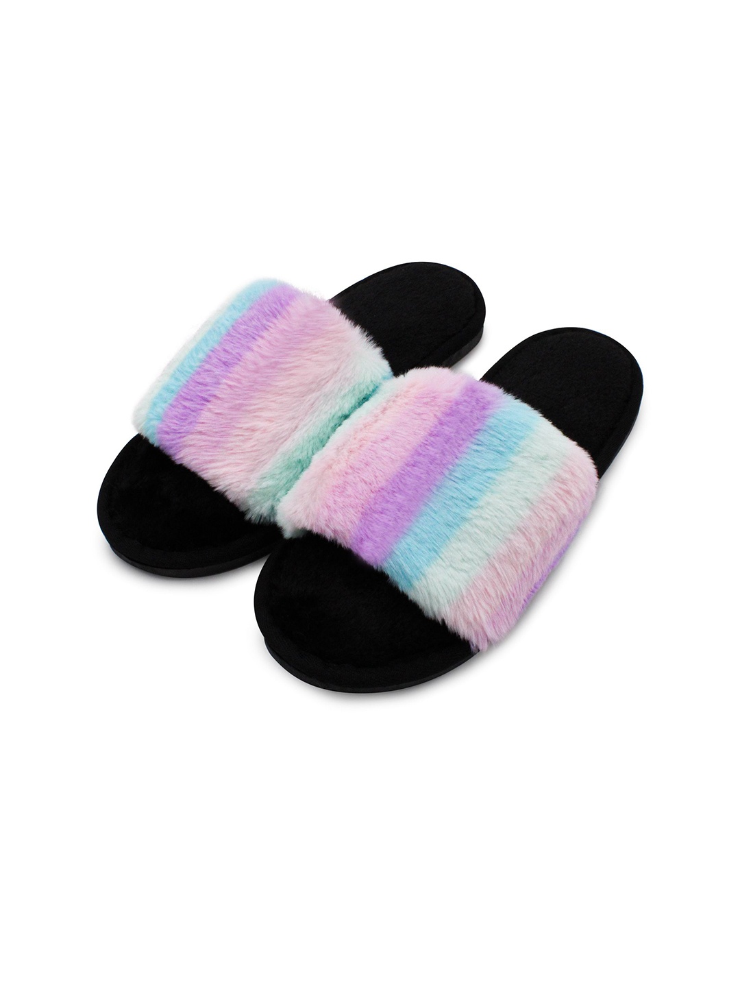 

JENNA Women Printed Room Slippers, Purple