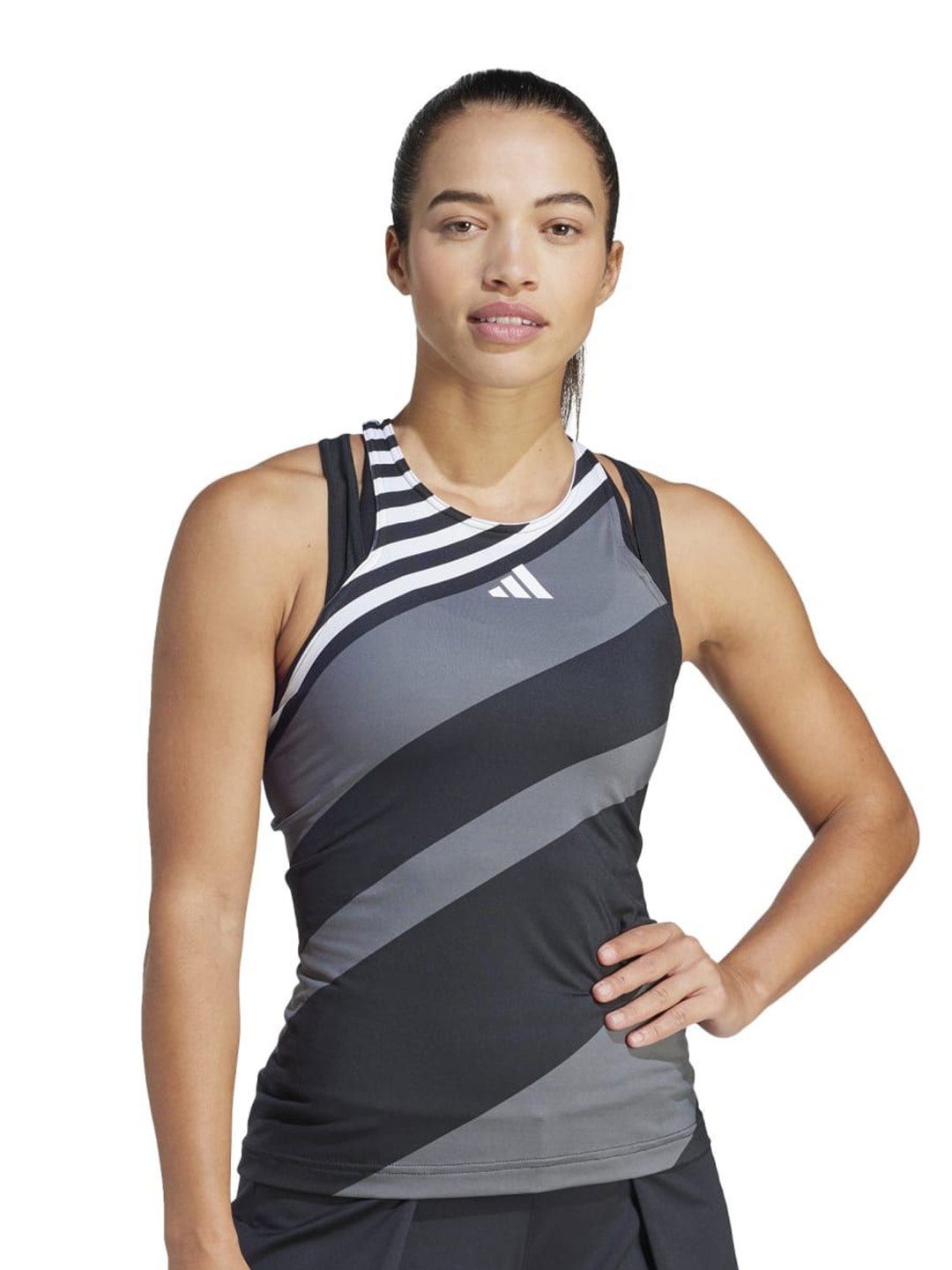 

ADIDAS Women Nyc Y-Tank Top, Black