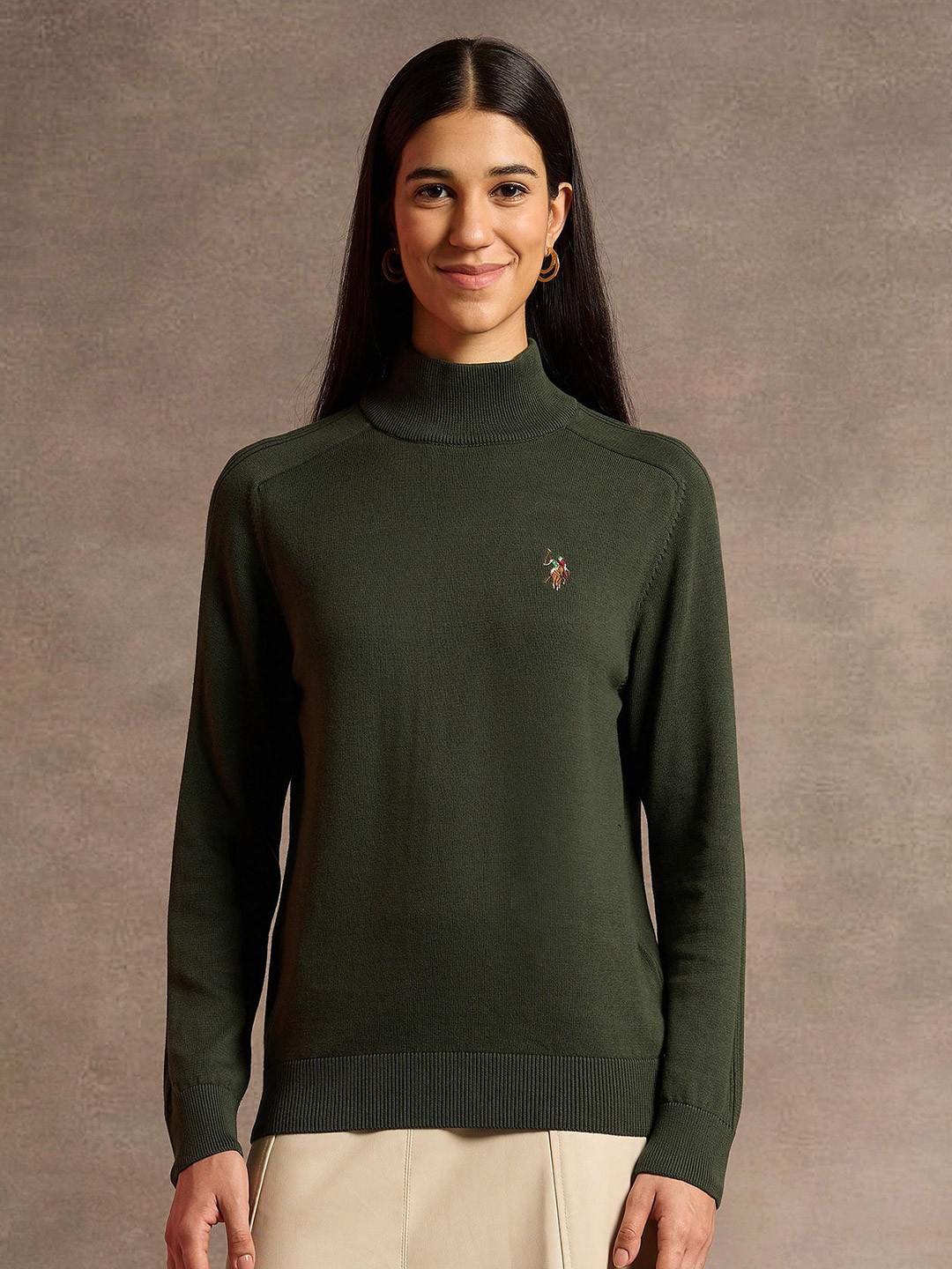 

U.S. Polo Assn. Women Women Pullover, Olive
