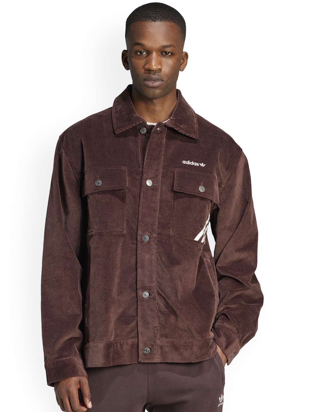 

ADIDAS Printed Jackets, Brown