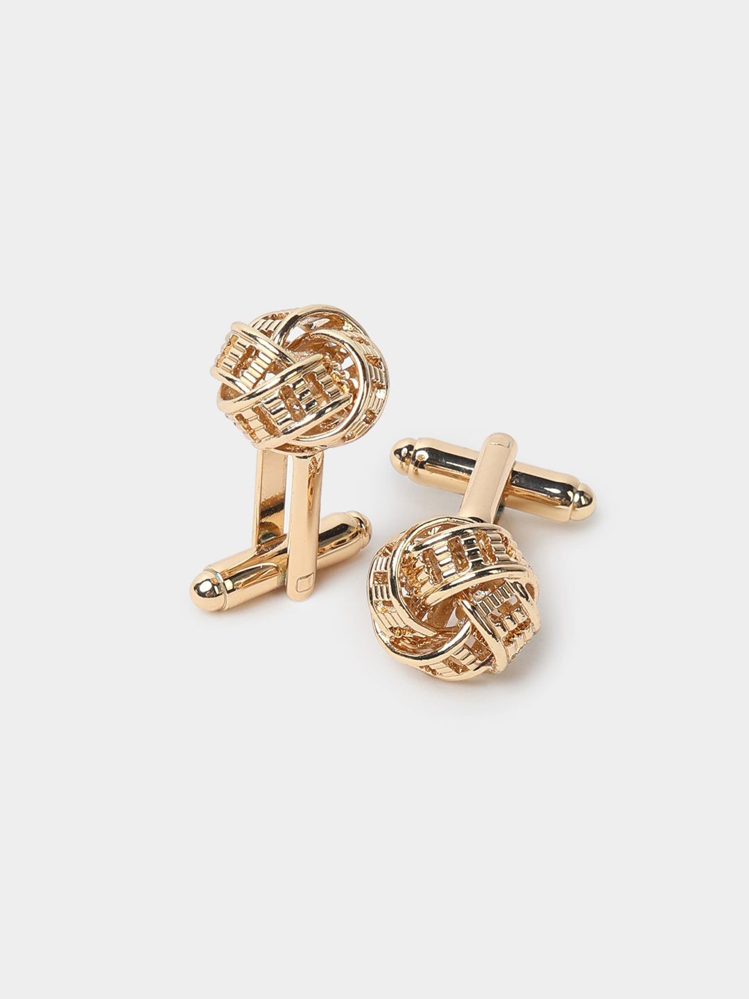 

THE BEAR HOUSE Contemporary Cufflink, Gold