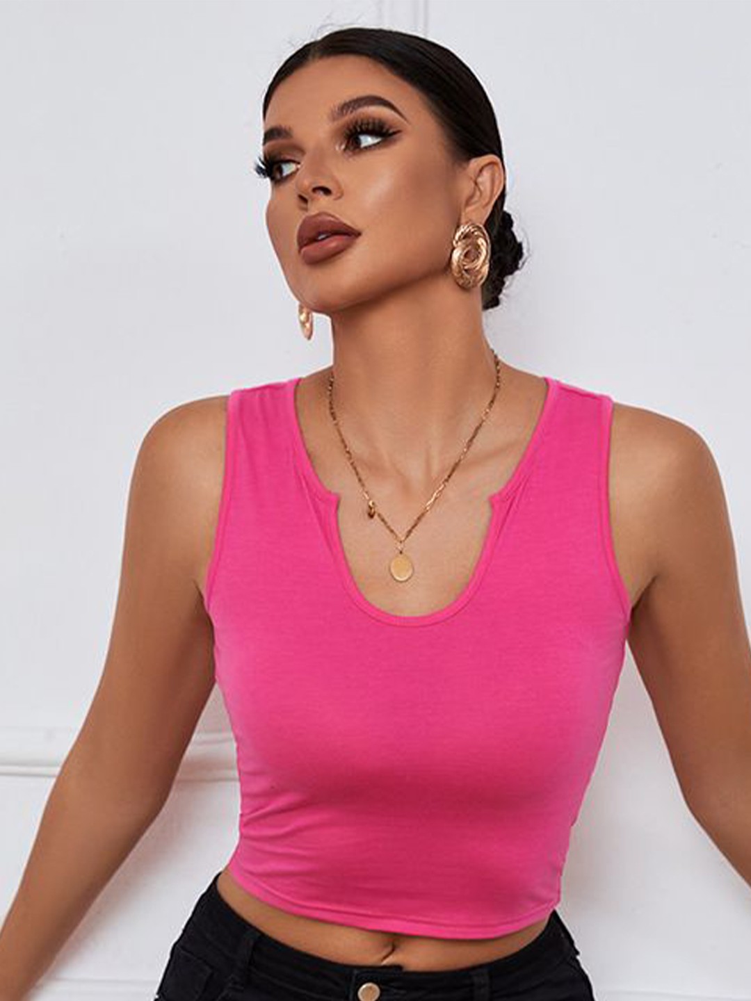 

HERE&NOW Cotton Top, Fuchsia