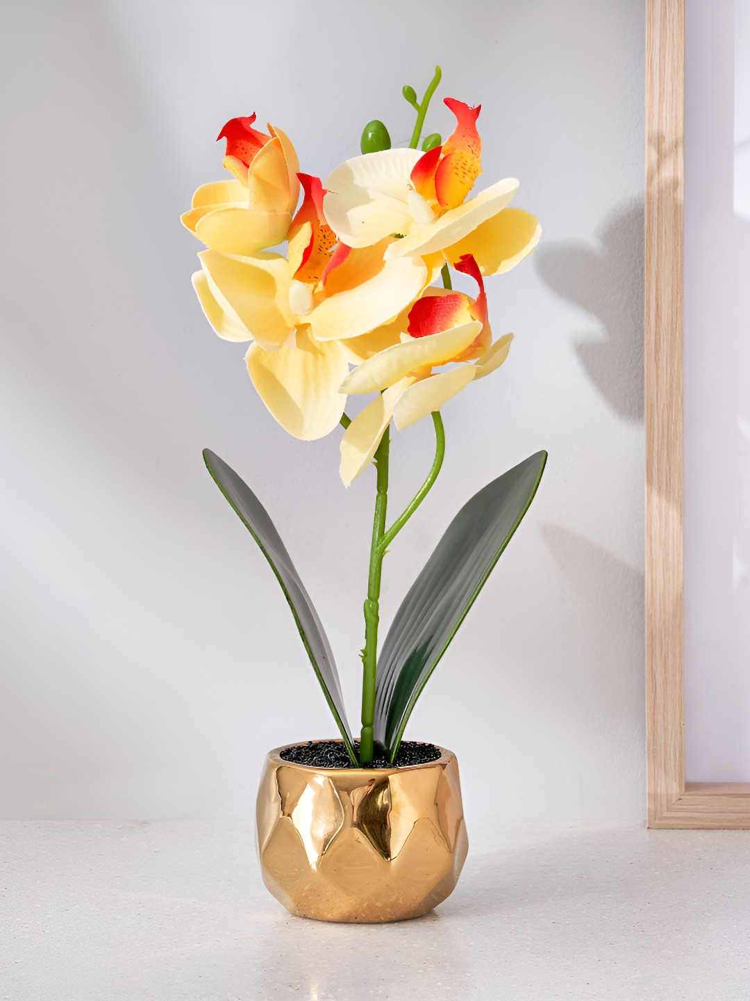 

Home Centre Gold-Toned 1 Pieces Artificial Plant With Pot
