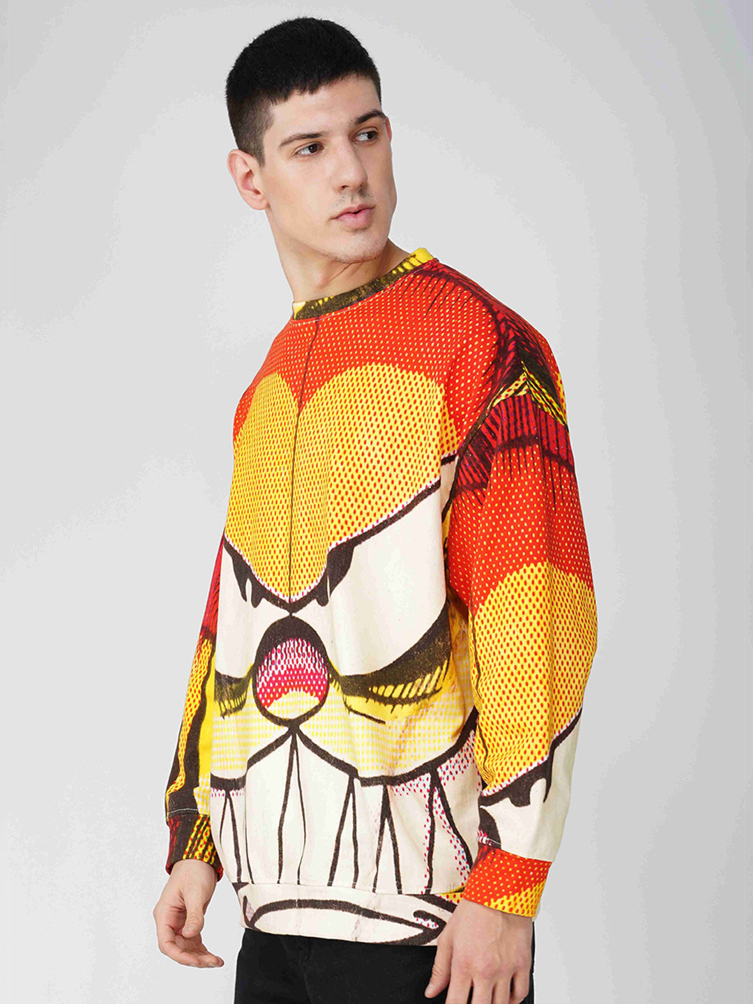 

THE CLOTHING FACTORY Men Printed Sweatshirt, Multi