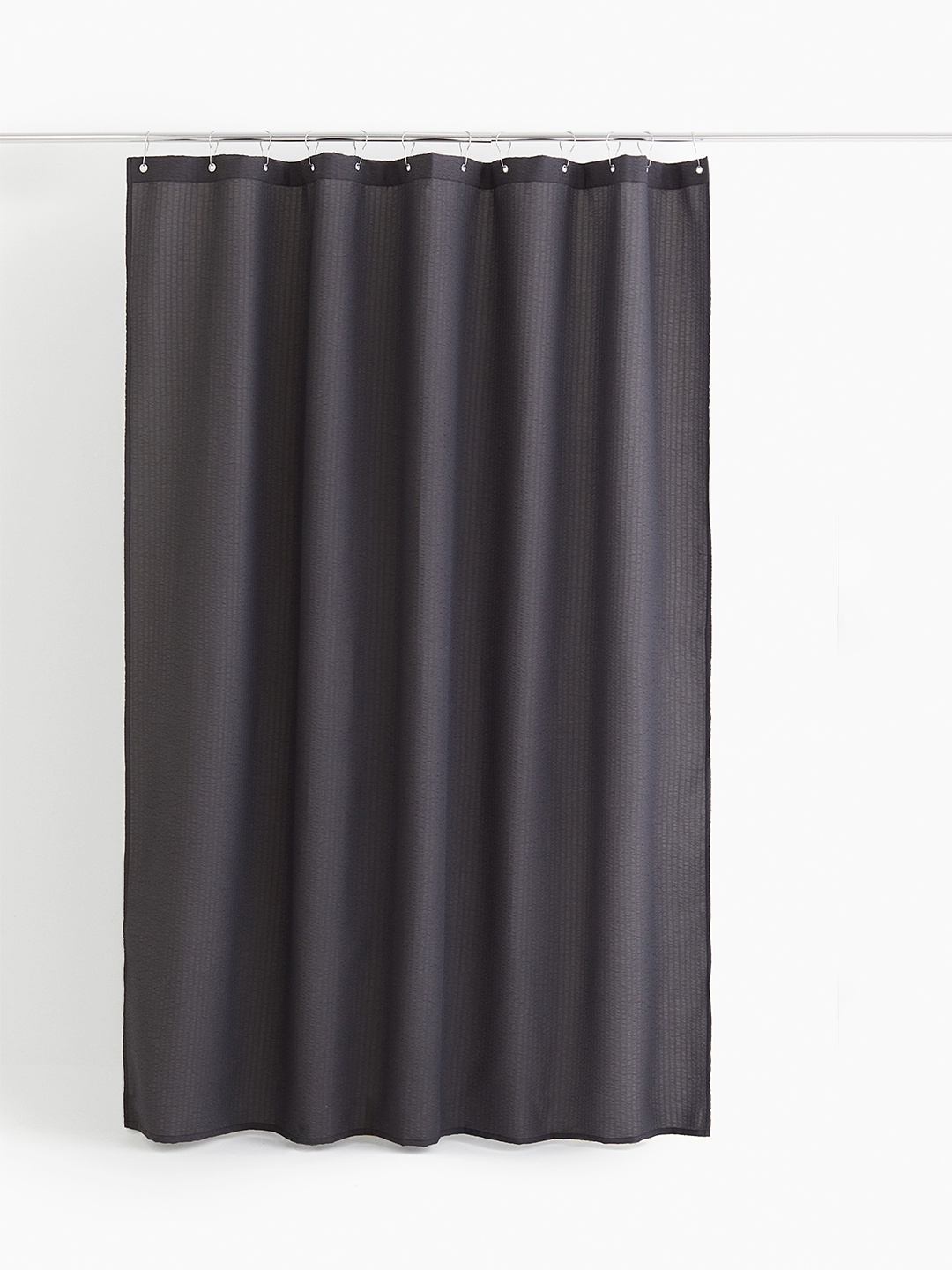 

H&M Grey Seersucker Shower Curtain