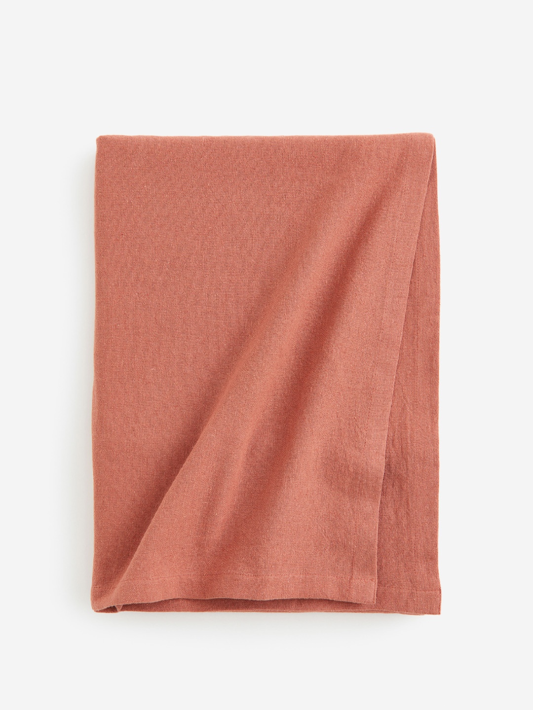 

H&M Rust Red Linen-Blend Tablecloth