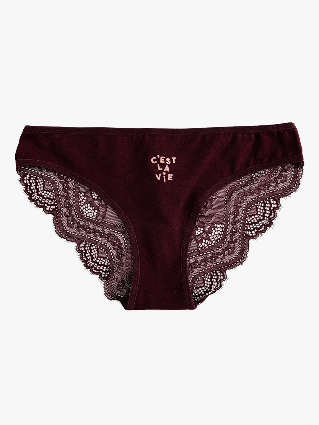 

Koton Self Design Basic Briefs 8684287562783, Maroon