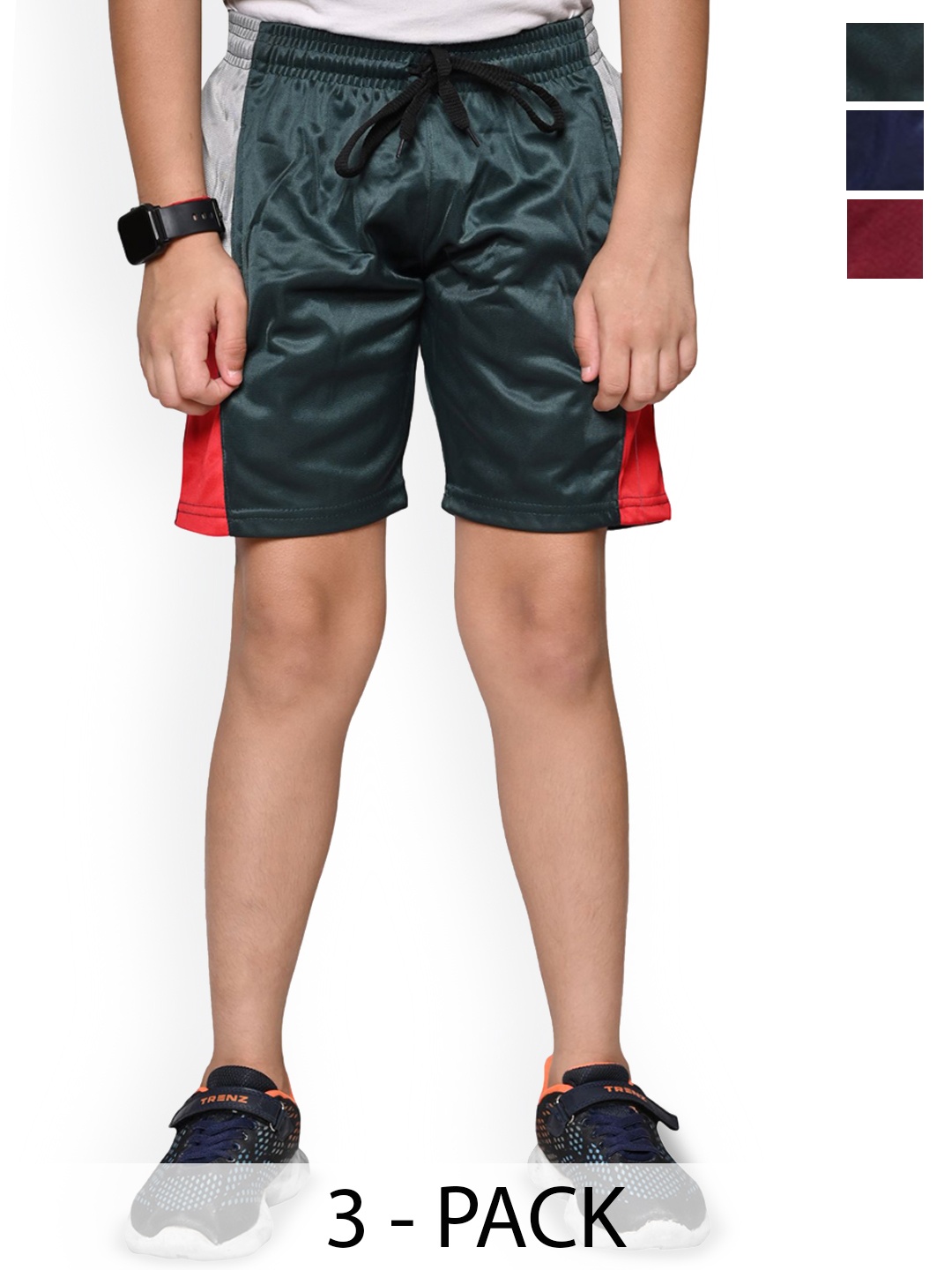 

BAESD Boys High-Rise Shorts, Black